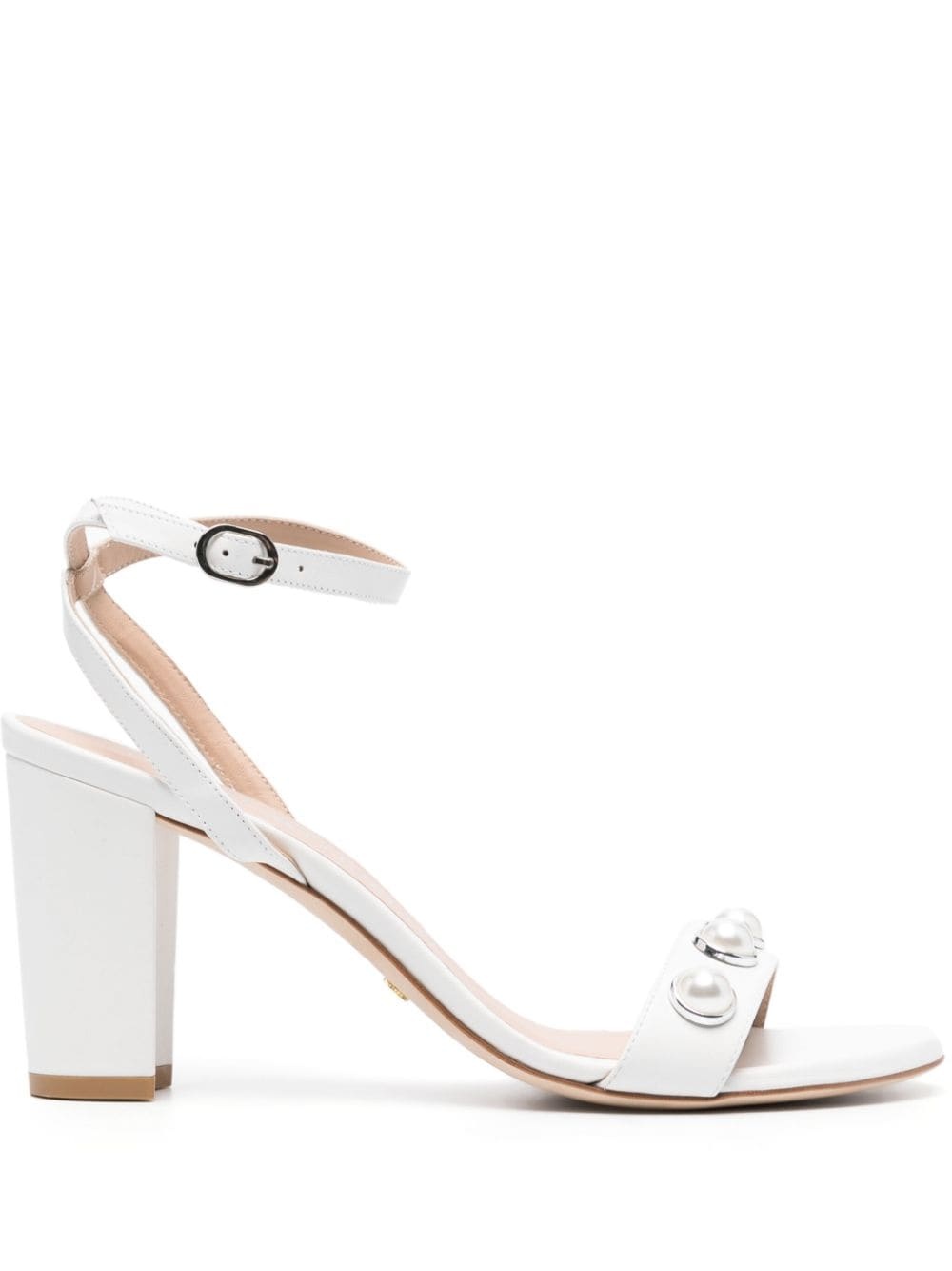 Nearlybare Portia 85mm leather sandals - 1