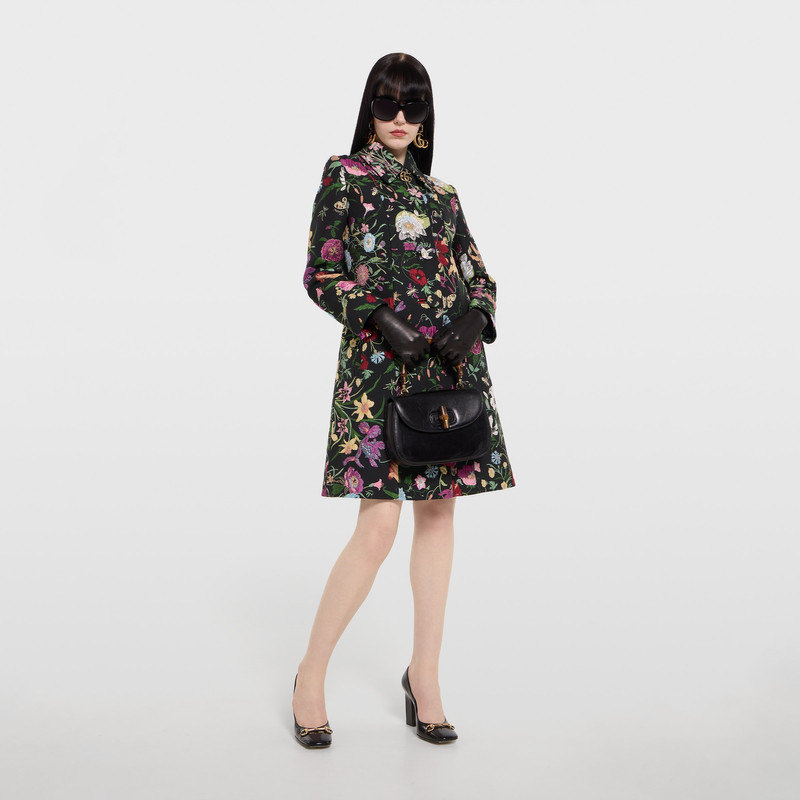 GUCCI Gucci Flora silk brocade coat outlook