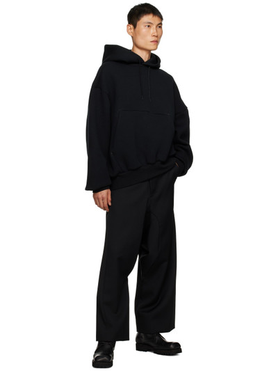 Fumito Ganryu Black Side Conceal Trousers outlook