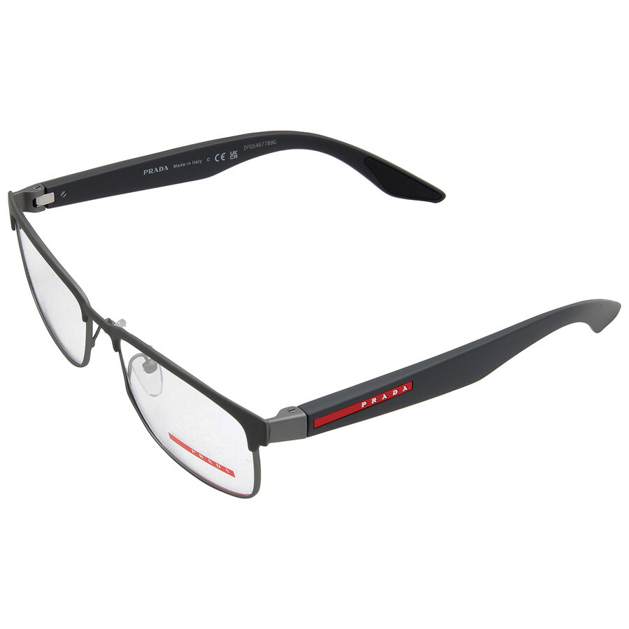 Prada Linea Rossa Demo Rectangular Men's Eyeglasses PS 51PV 06P1O1 54 - 4