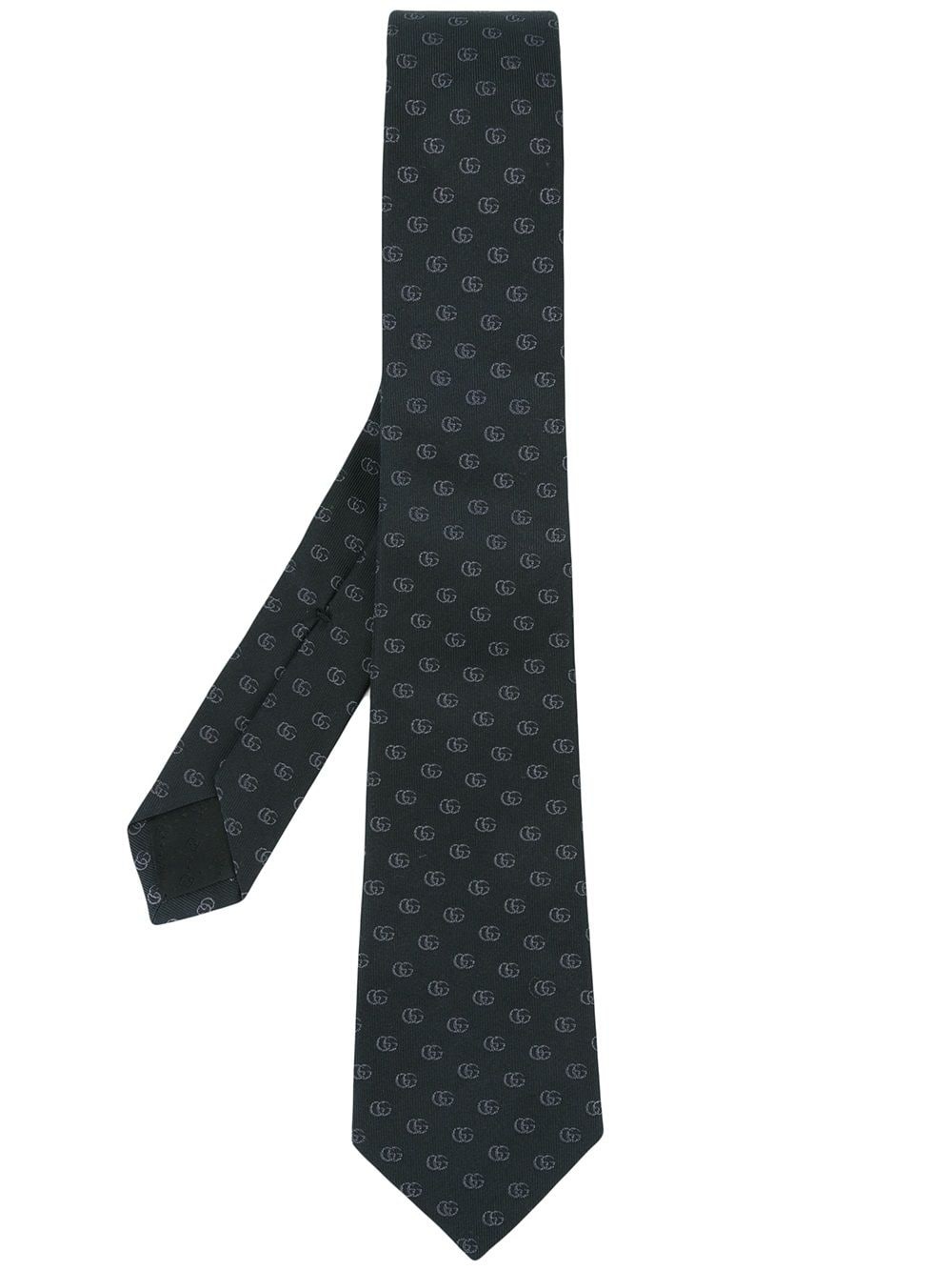 logo pattern tie - 1