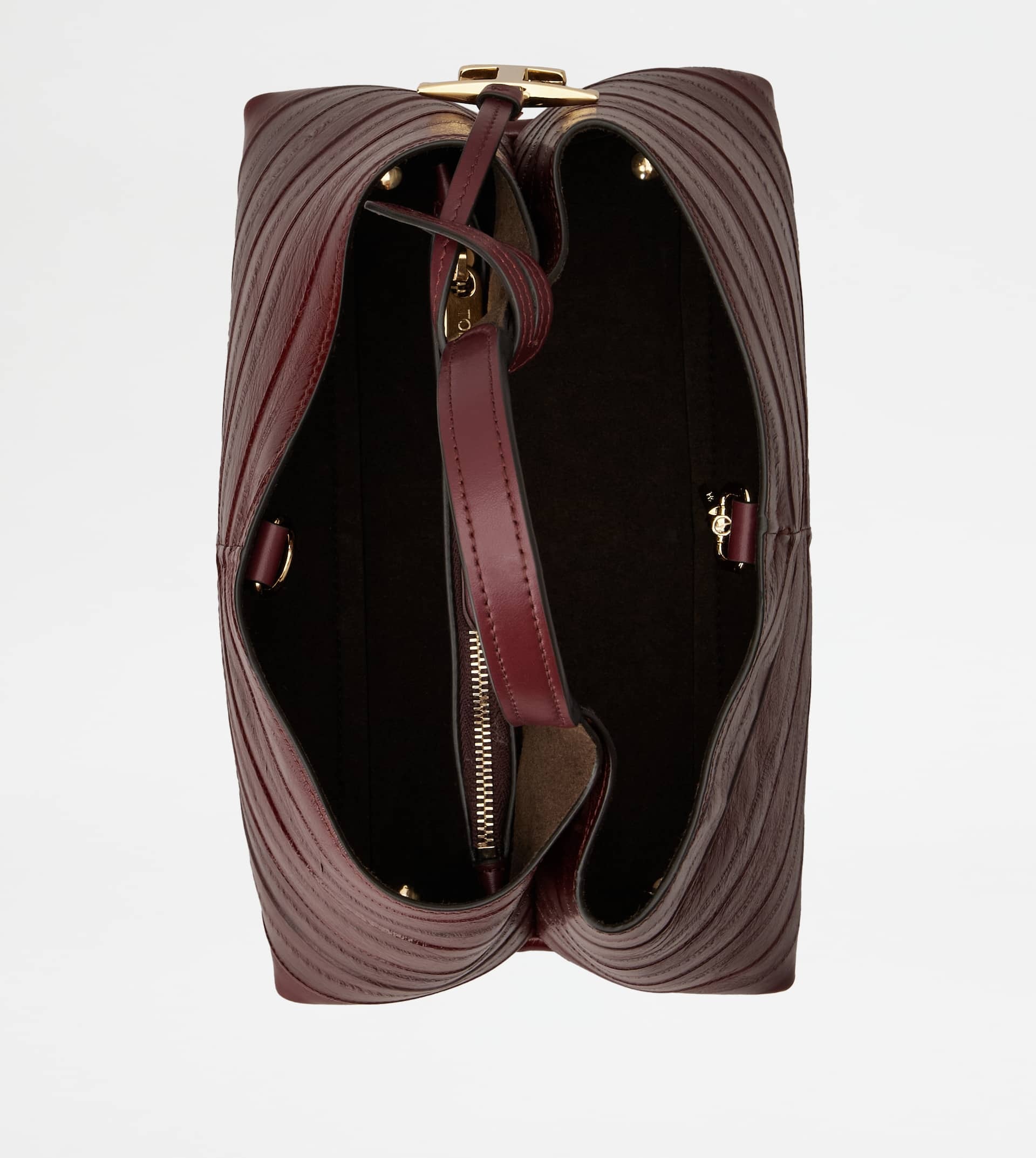 BAG IN EELSKIN MICRO - BURGUNDY - 4