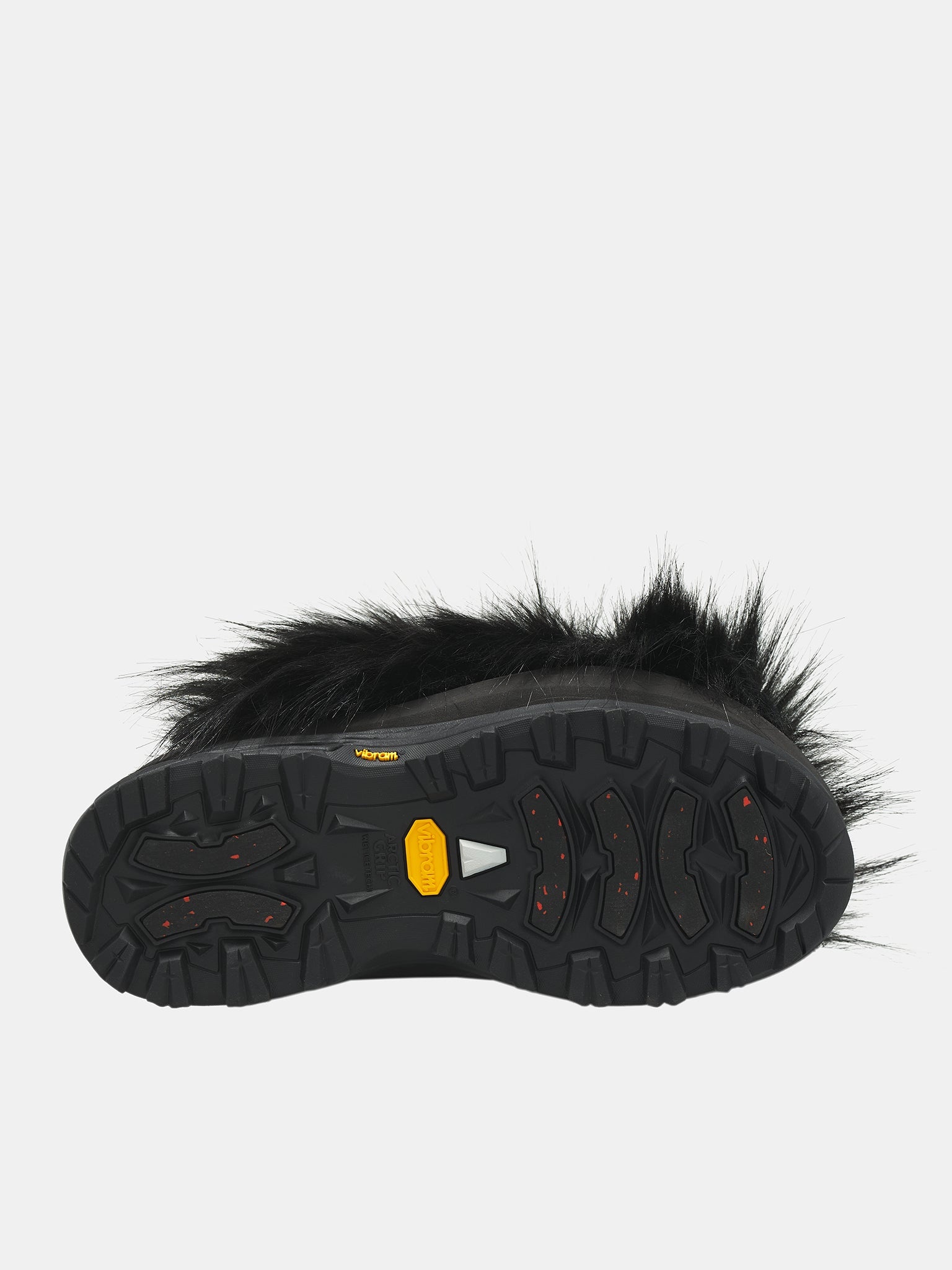 Faux Fur Sandals - 6