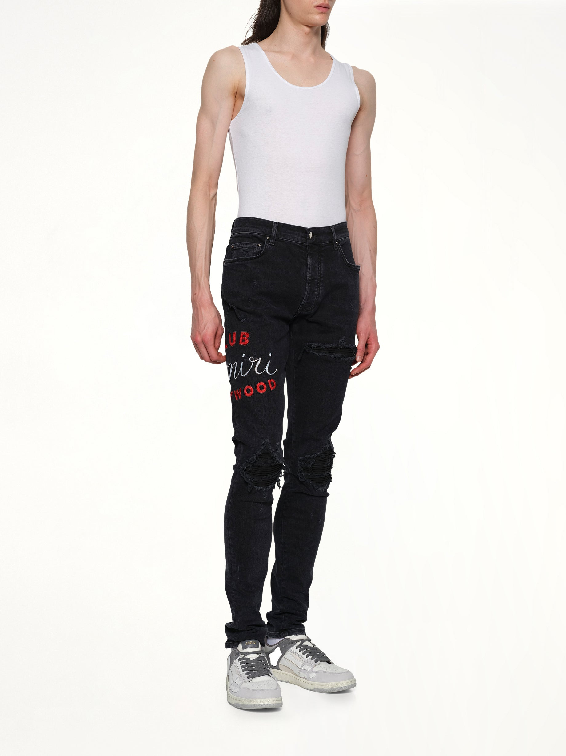 Club Amiri MX1 Jean in Dust Black - 4
