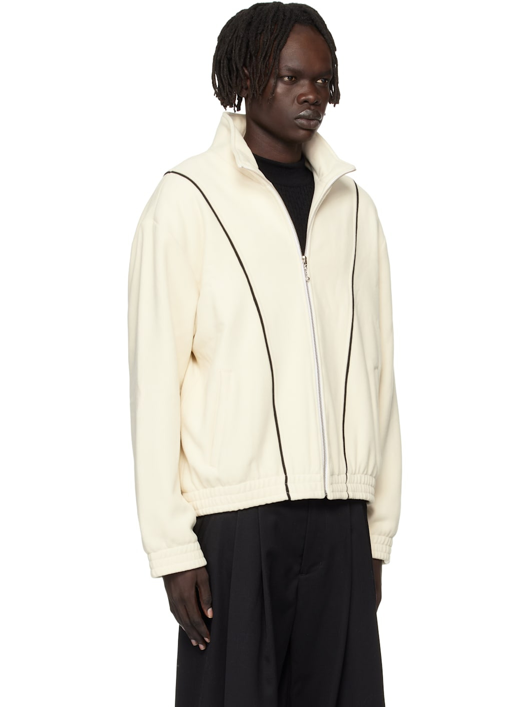 Off-White Fleece Track Jacket - 2