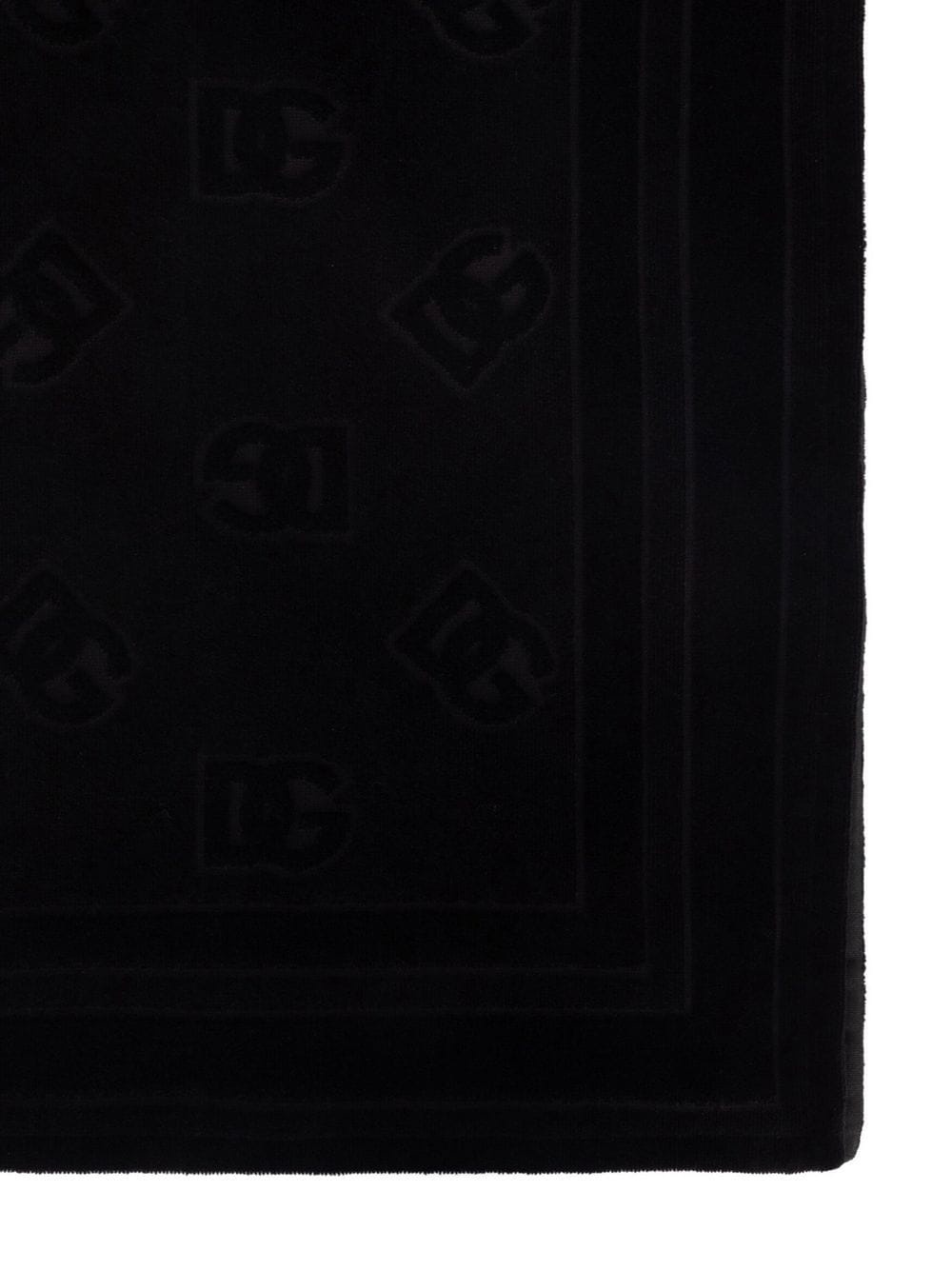 logo-motif cotton towel - 3