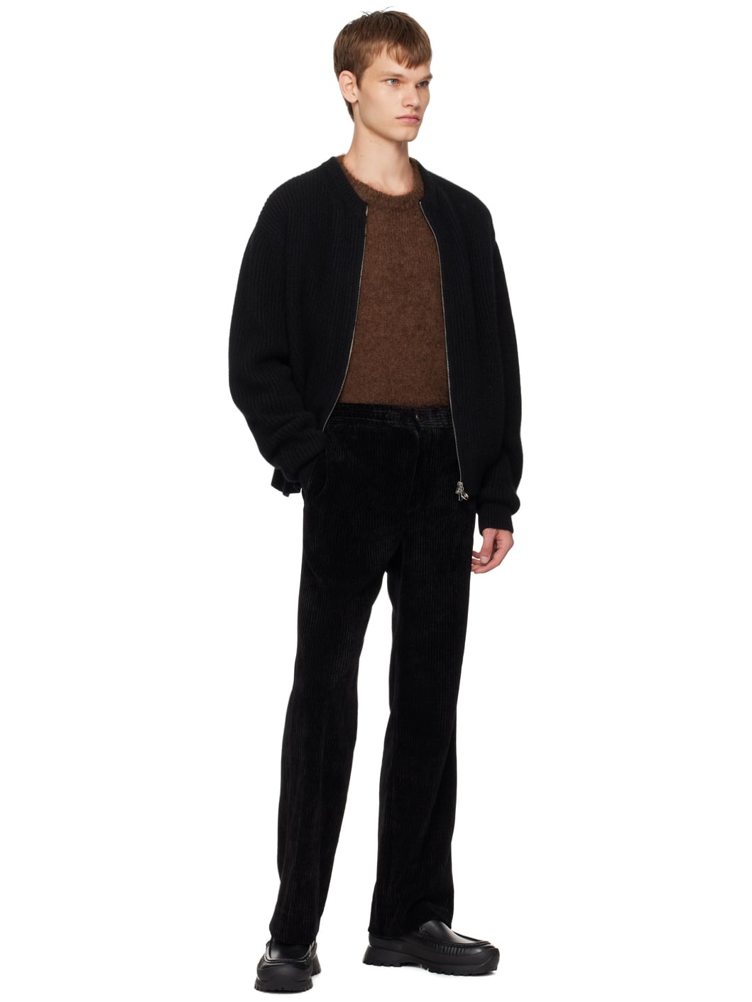 Brown Crewneck Sweater - 4