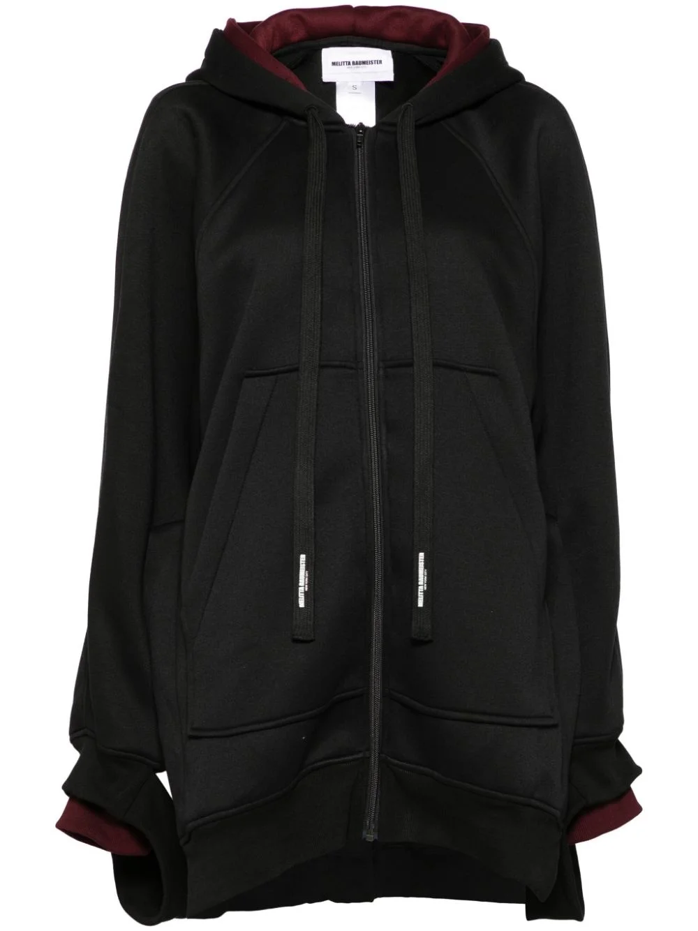 Longline Zip-Up Hoodie - 1