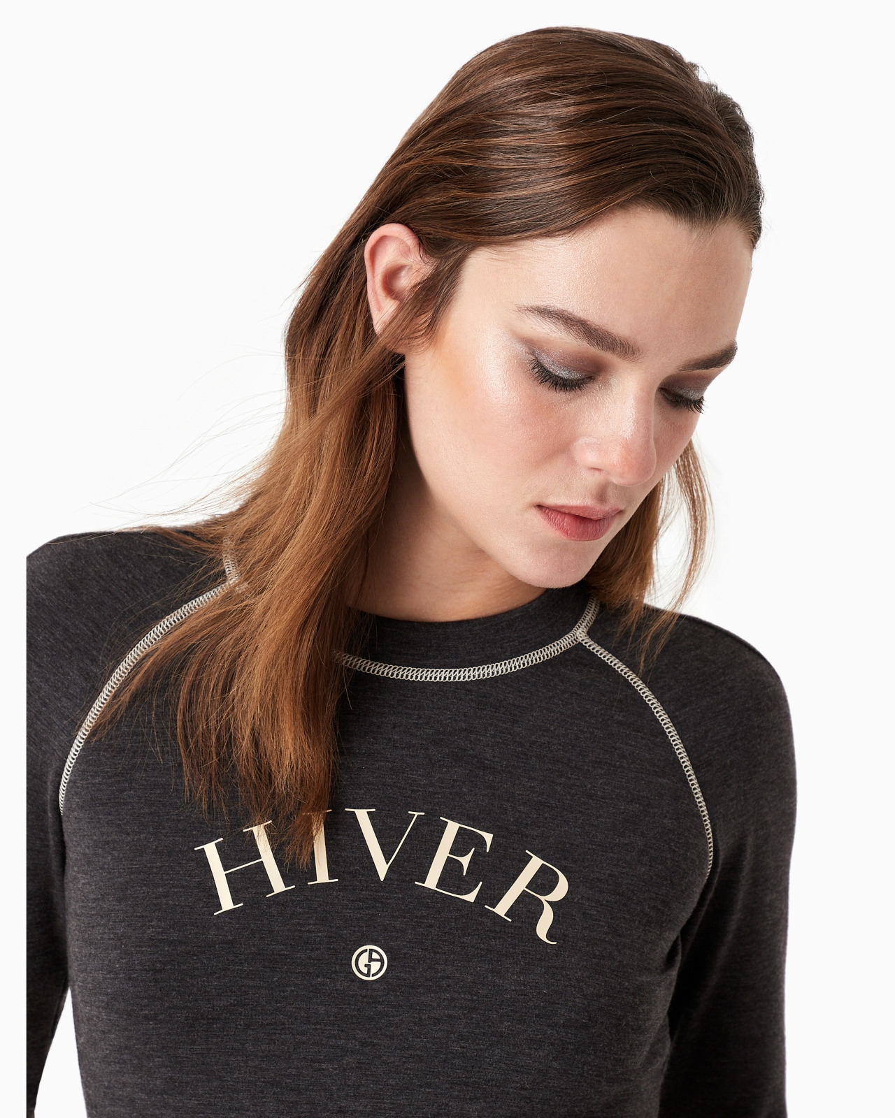 GIORGIO ARMANI NEVE DOUBLE-WOOL AND NYLON JERSEY CREW-NECK JUMPER - 6