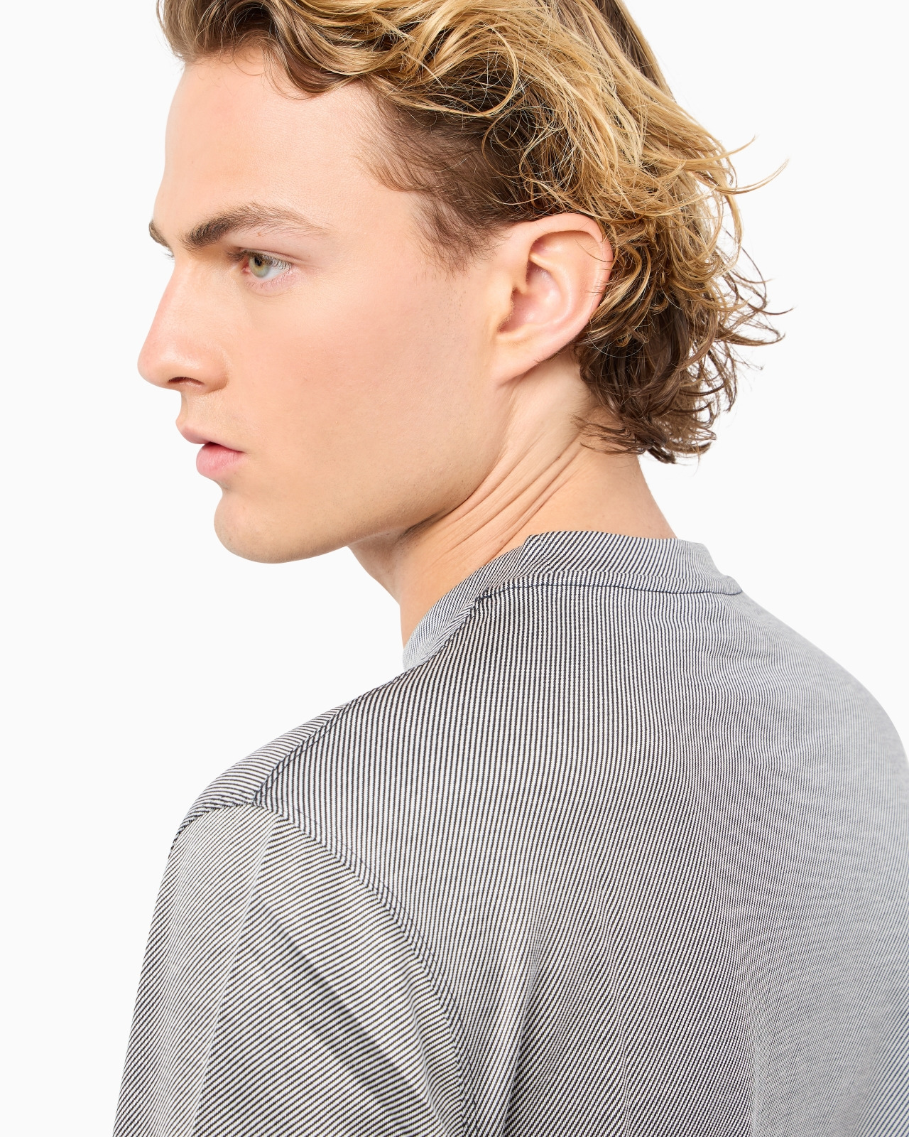 Striped T-shirt in ASV Lyocell-blend jersey - 5