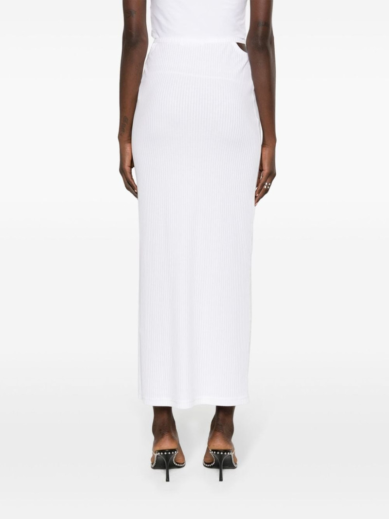 cut-out cotton maxi skirt 4