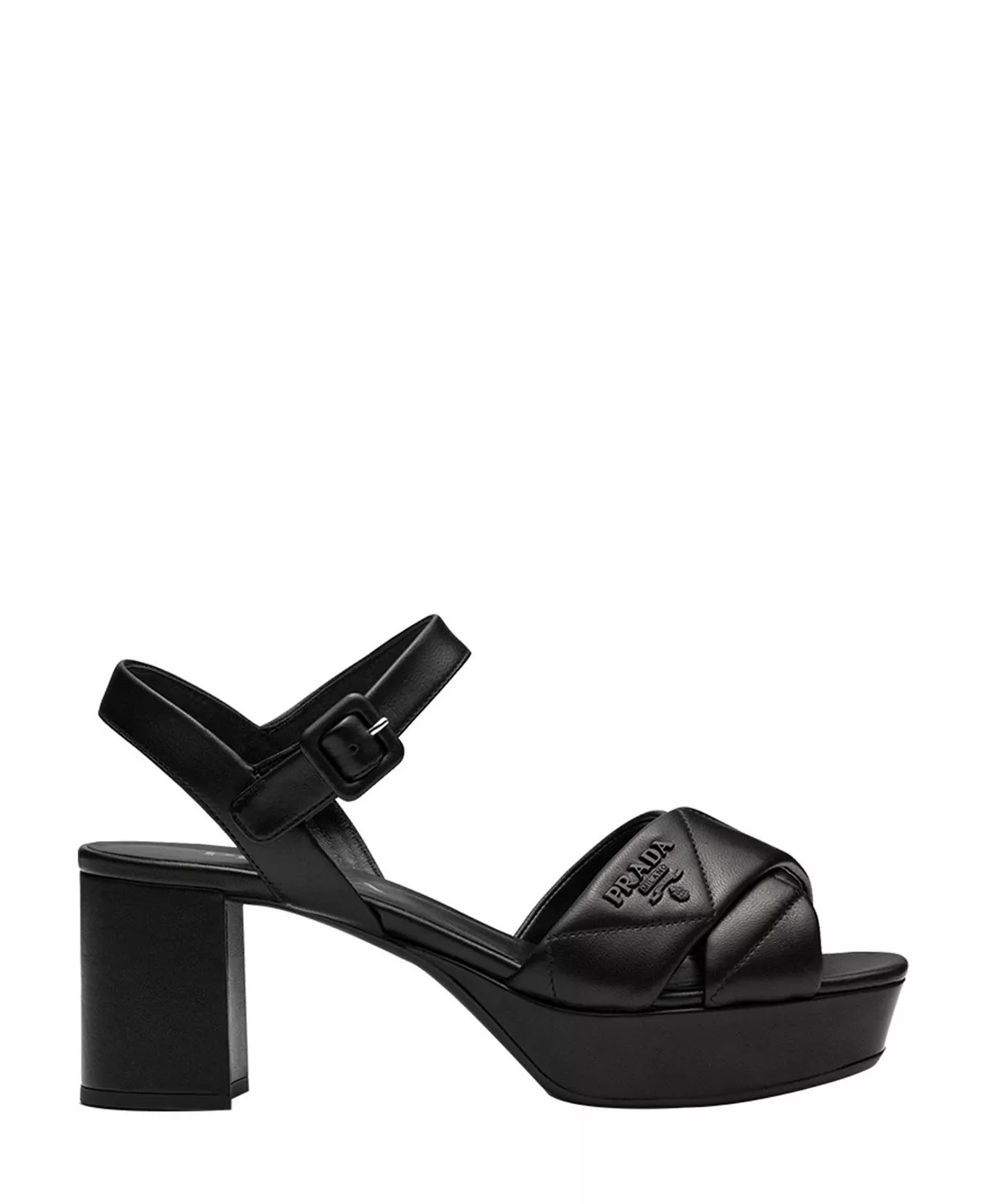 Women's Quilted Nappa Leather Platform Sandals - 2
