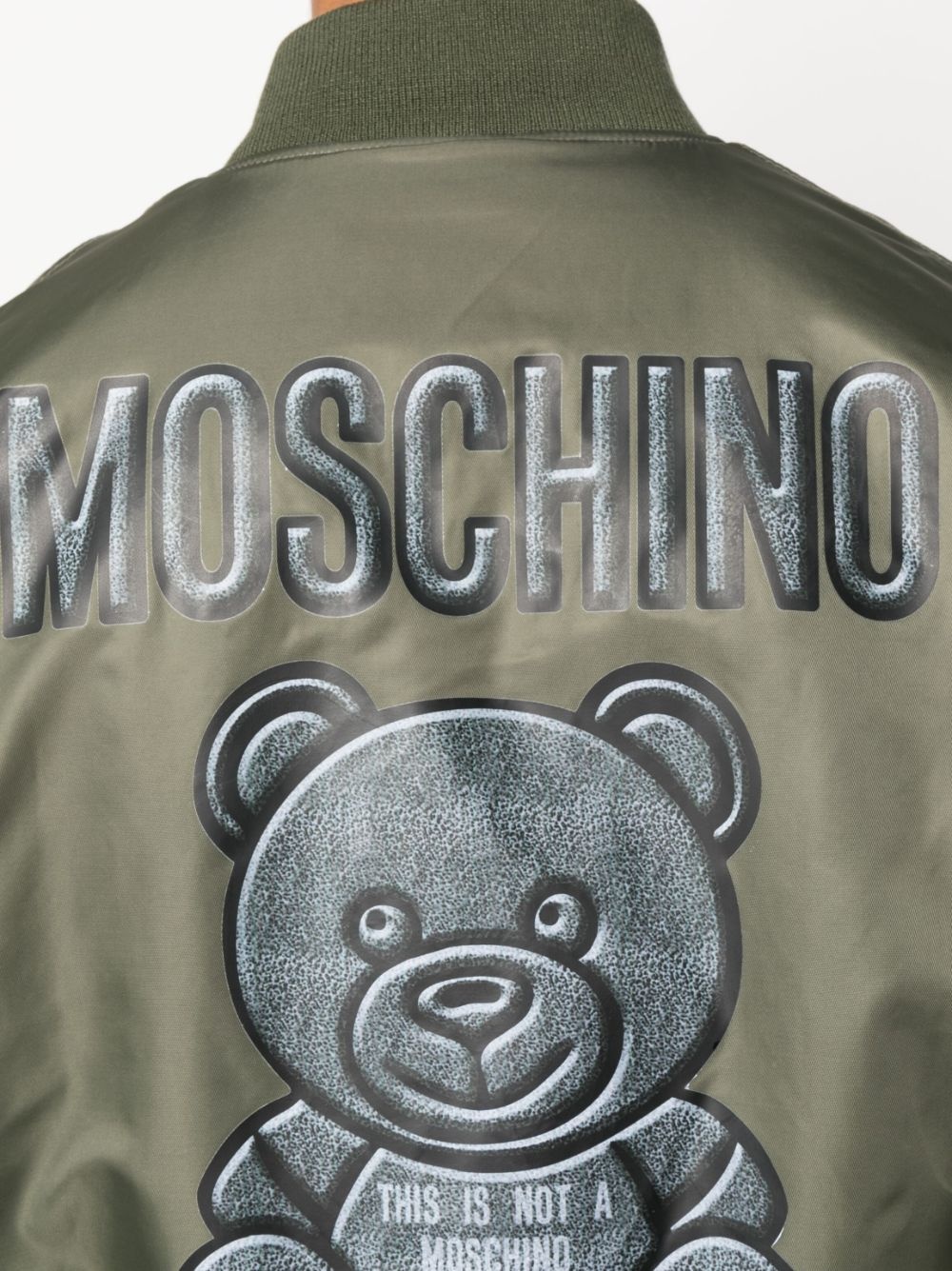 logo-print bomber jacket - 5