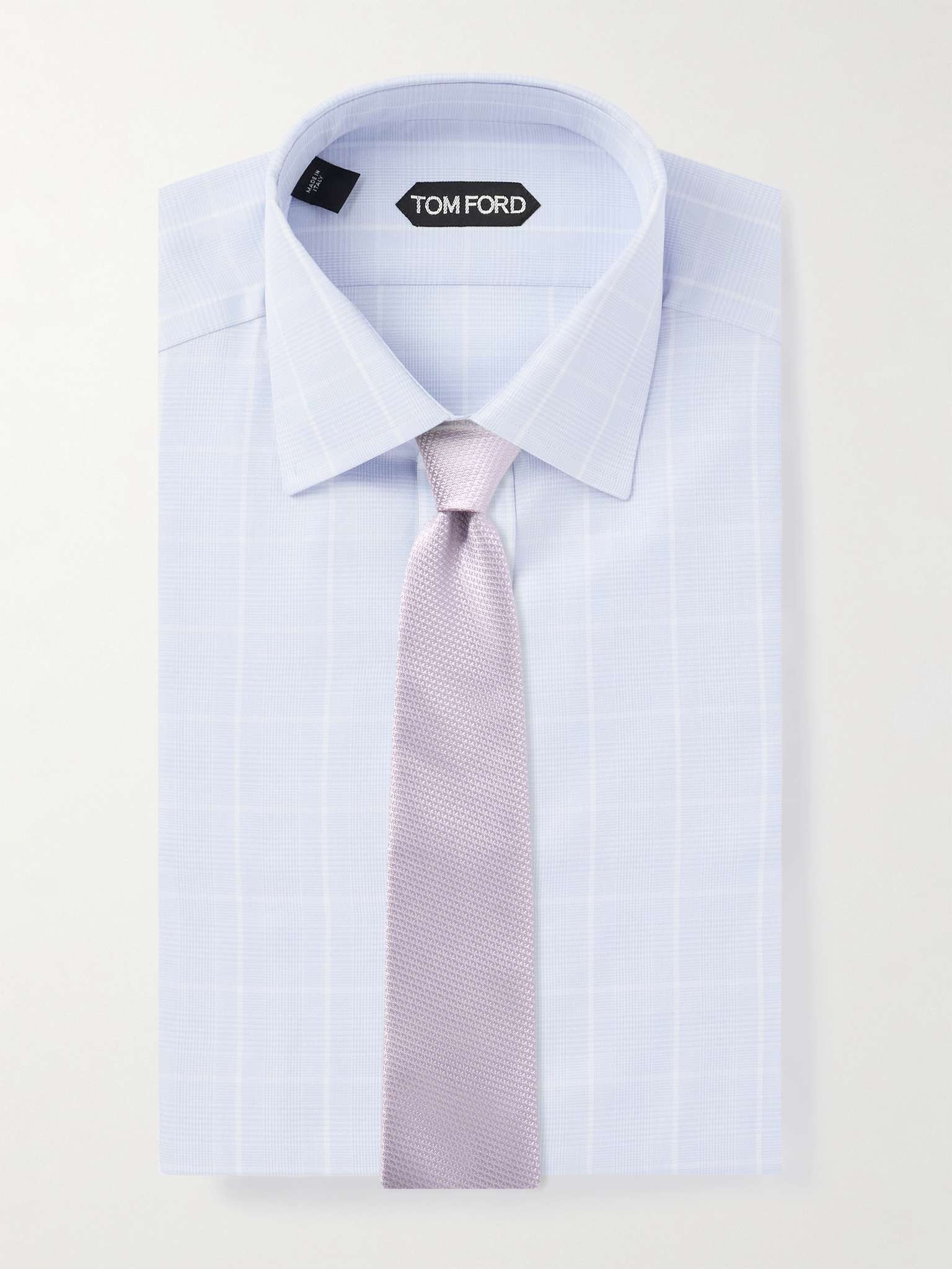 Prince of Wales Checked Cotton-Poplin Shirt - 3