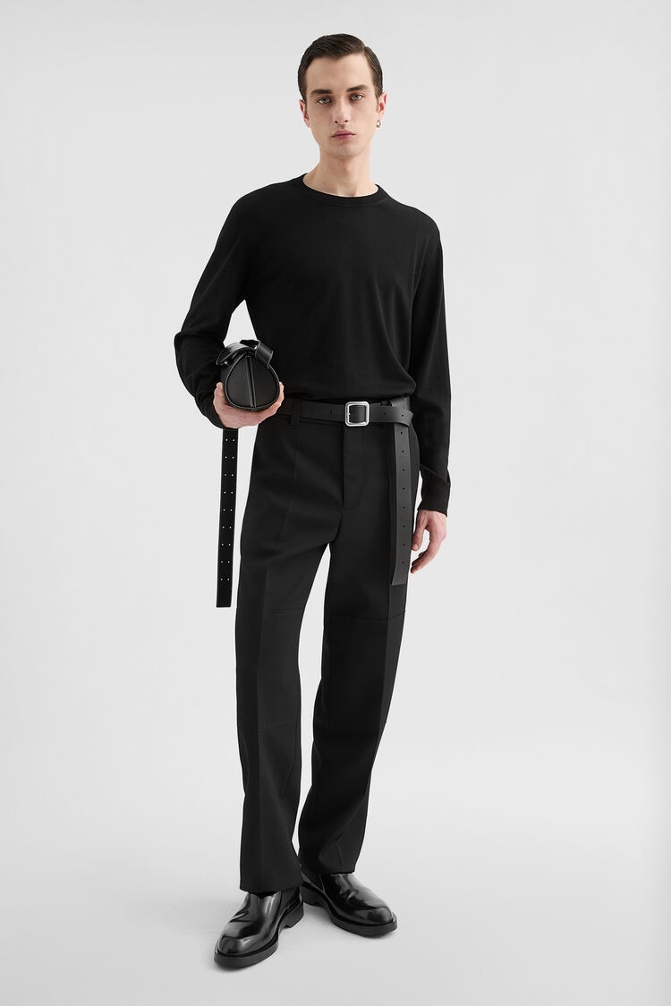 Wool Gabardine Trousers - 1