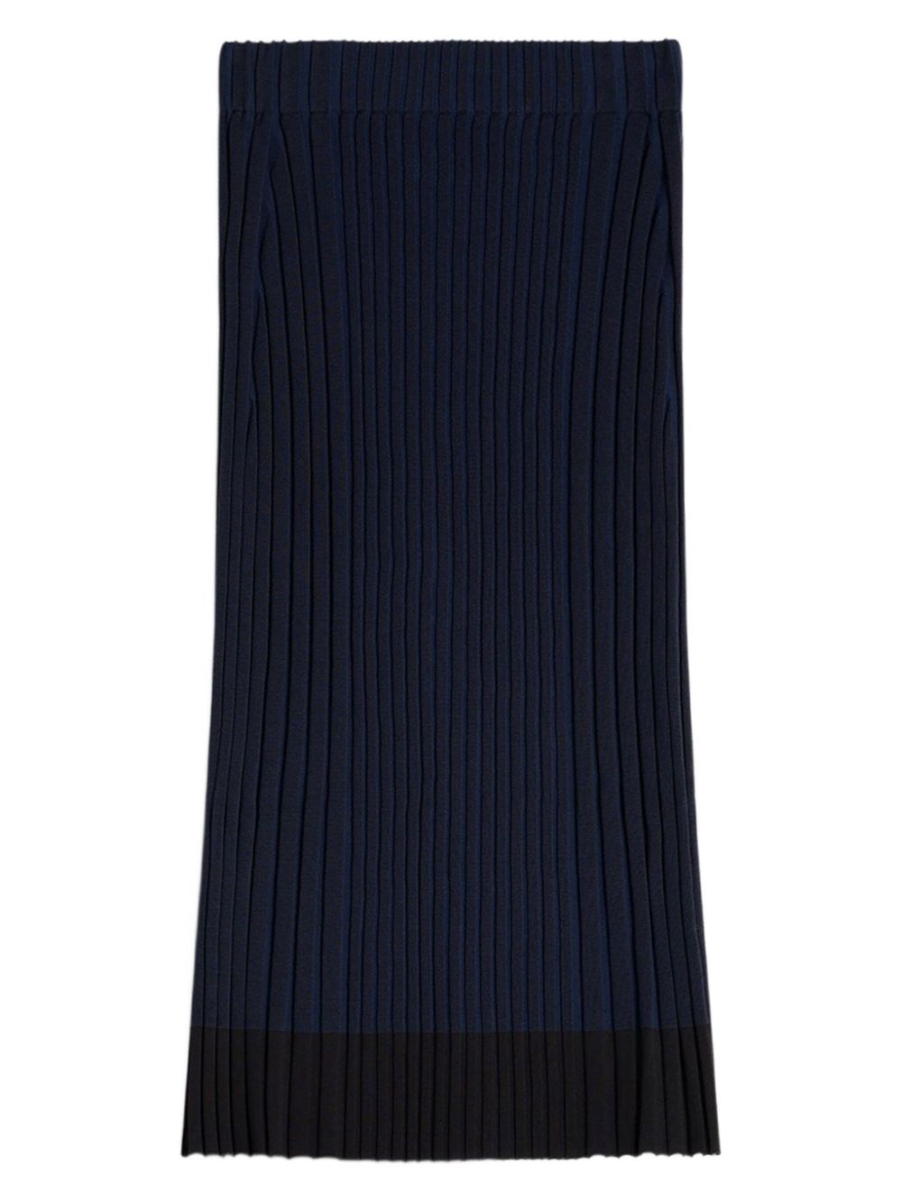 Baby Fox-patch ribbed skirt - 6