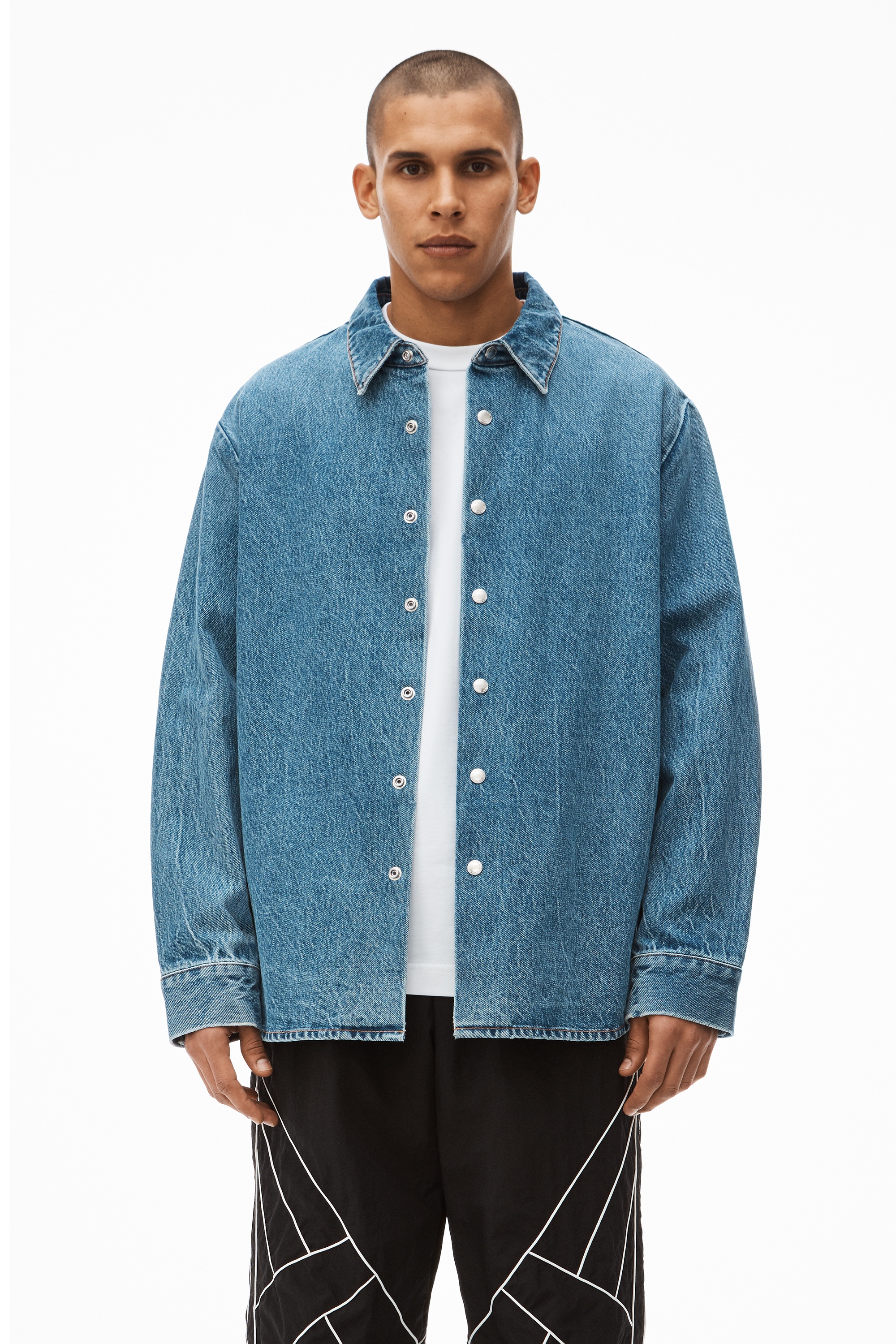 OVERSIZED SHIRT IN DENIM - 3