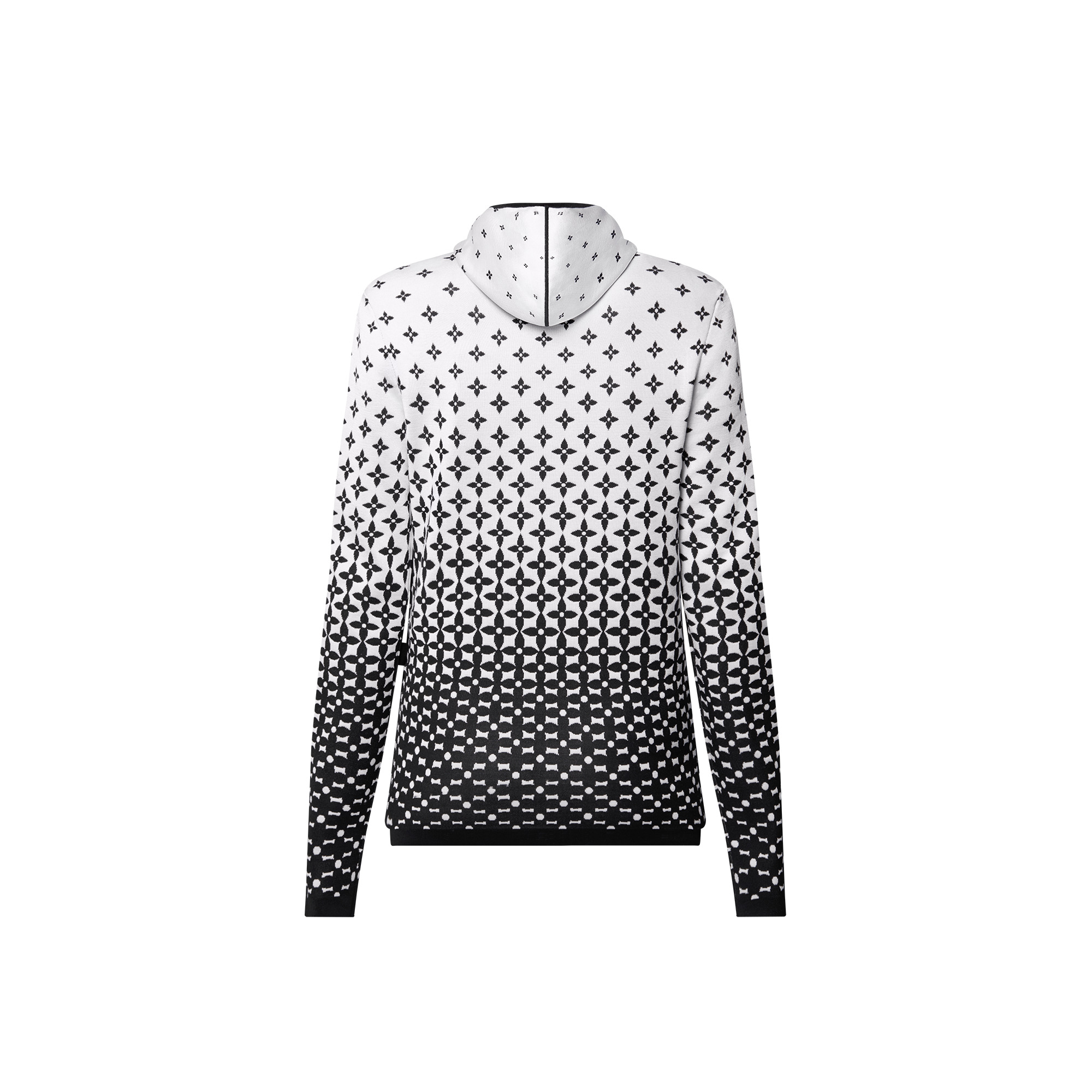 Ombré Monogram Silk Knit Jacket - 3