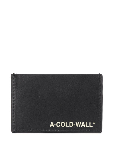 A-COLD-WALL* logo stamp cardholder outlook