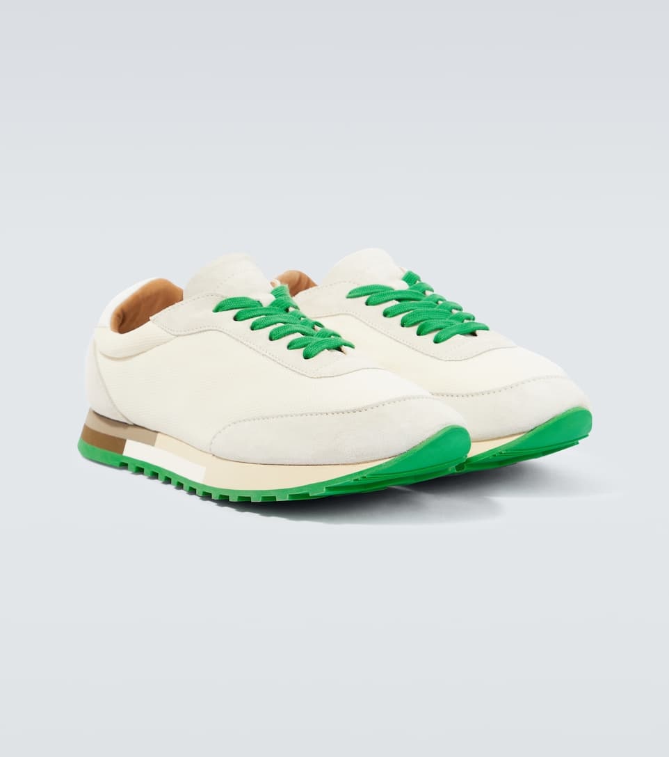 Owen Runner mesh and suede sneakers - 5