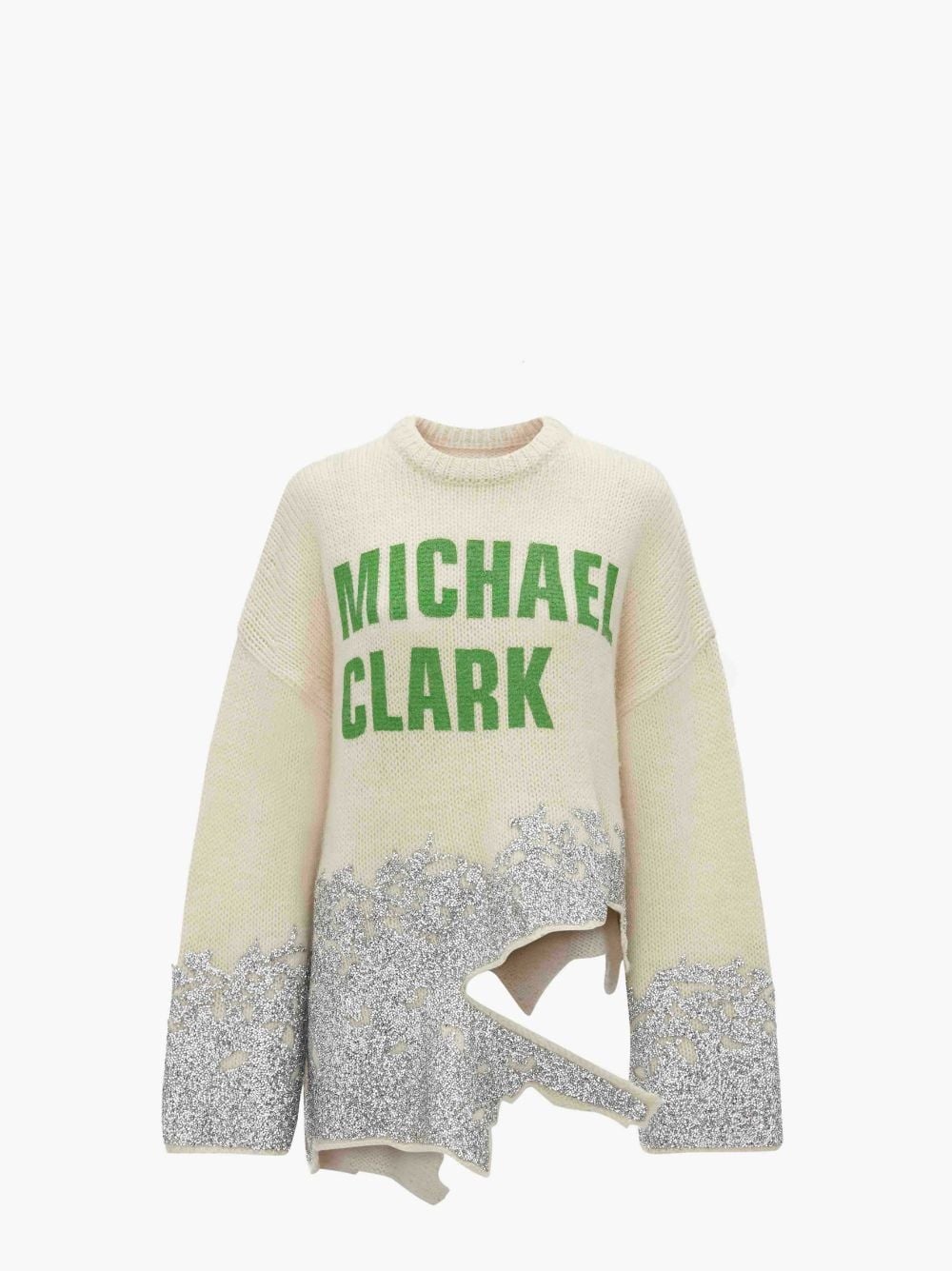x Michael Clark distressed glitter jumper - 1