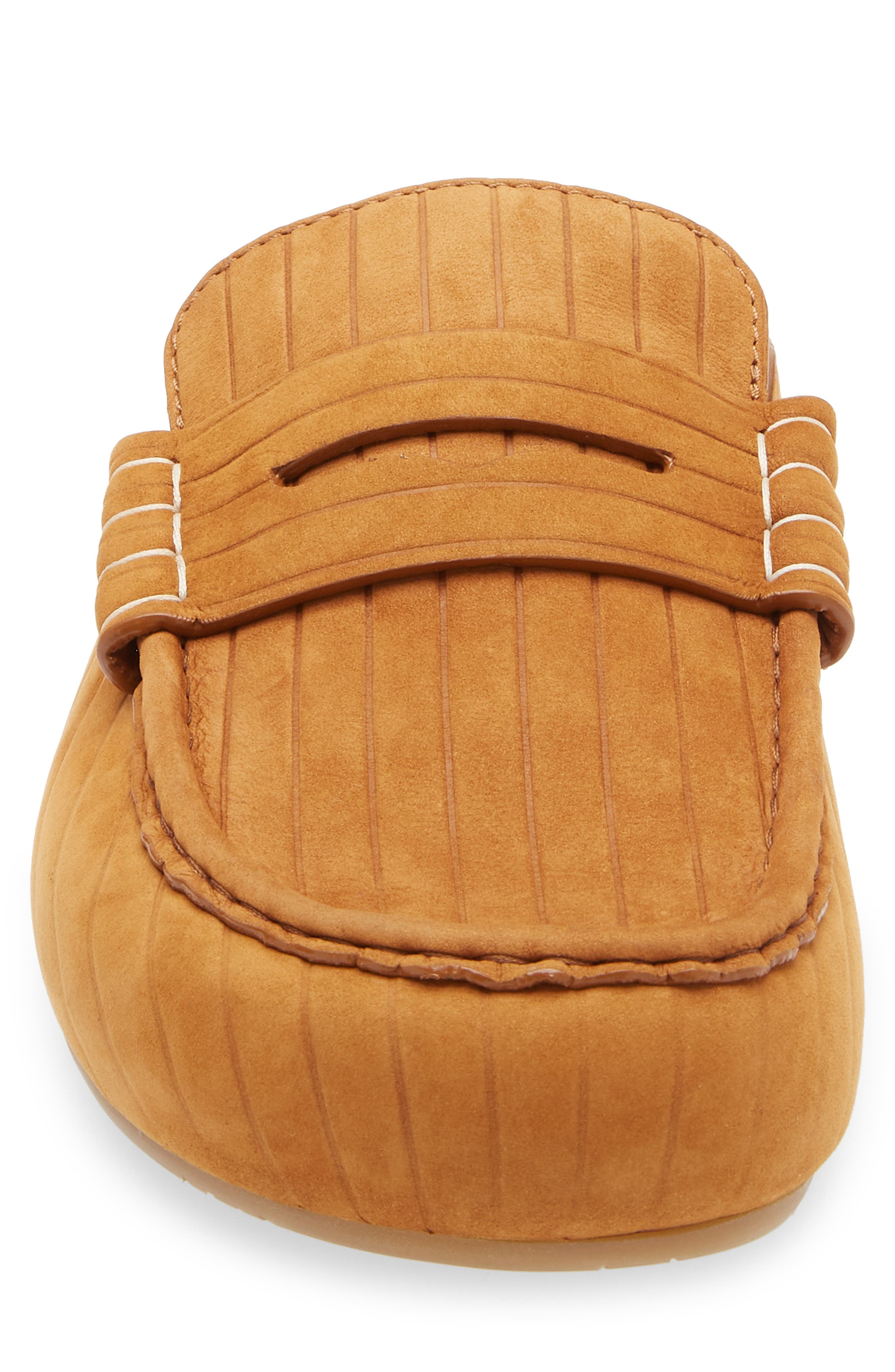 JW Anderson Stitch Penny Loafer Mule in Caramel 604 at Nordstrom - 4
