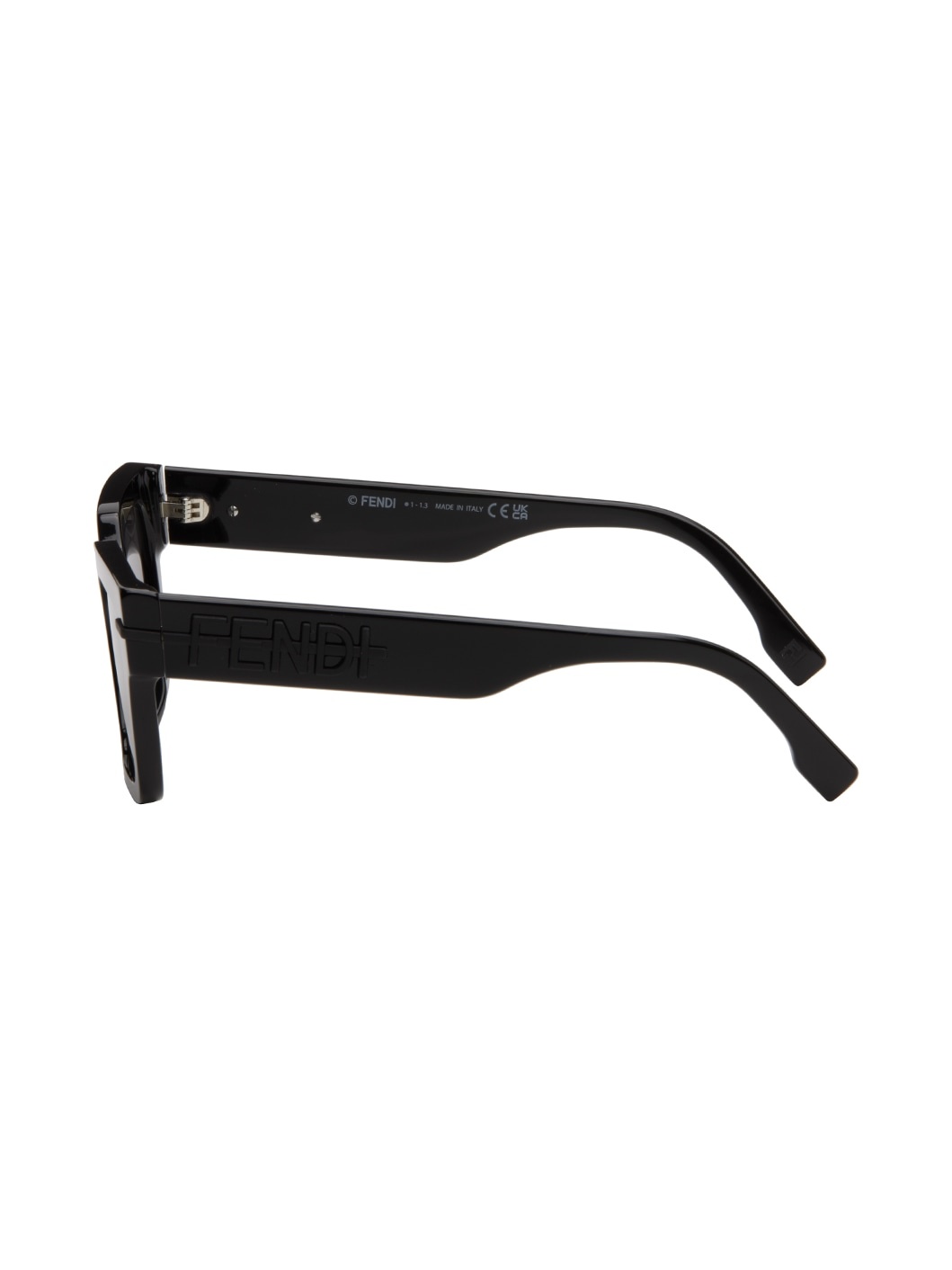 Black Square Sunglasses - 3