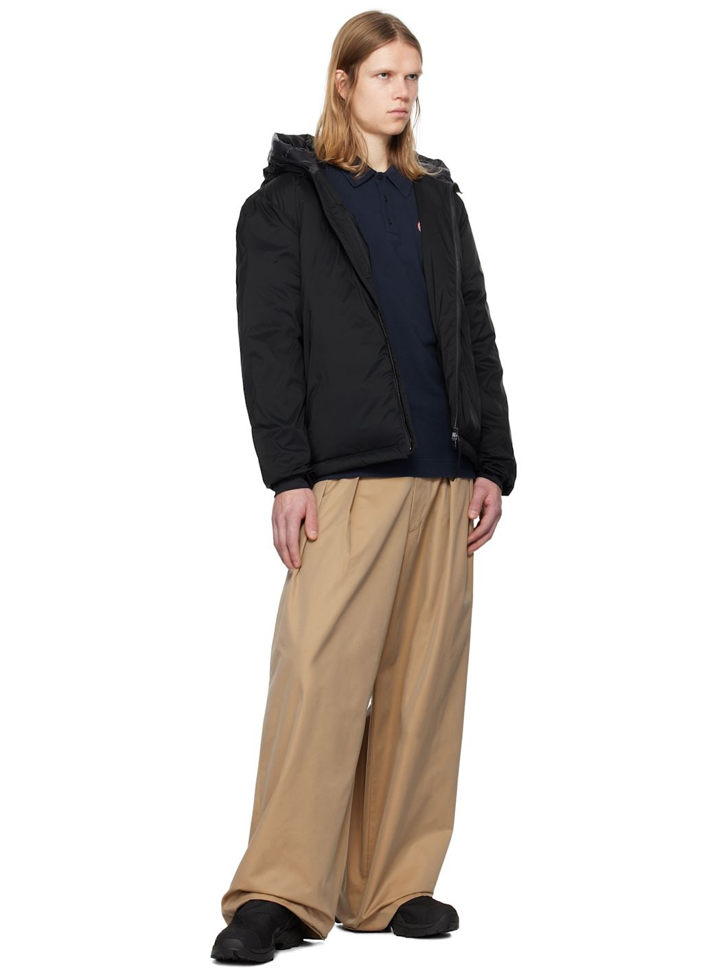 Black 'Black Label' Lodge Down Jacket - 5