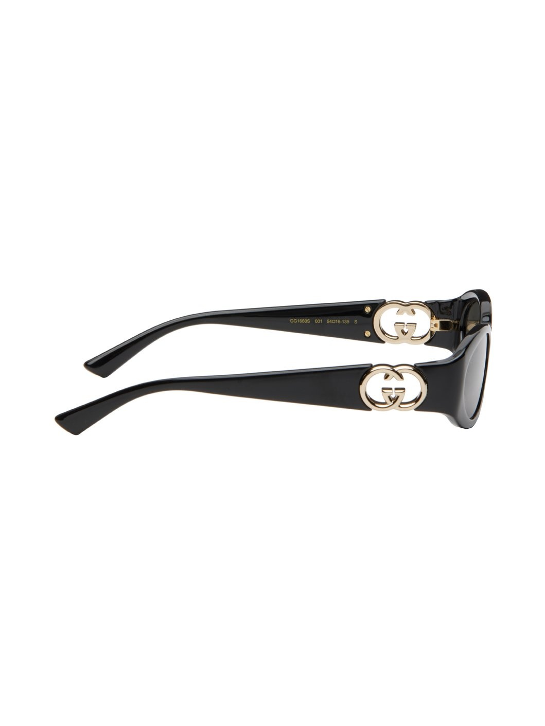 Black Oval Sunglasses - 2