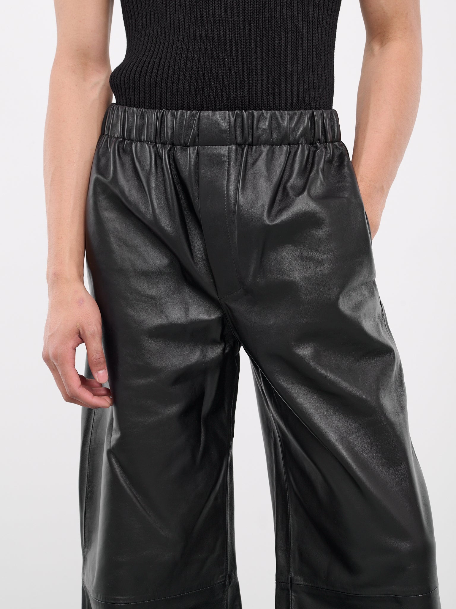 Leather Boxer Pants - 4