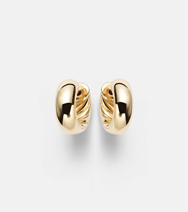 DY Mercer® Micro 18kt gold hoop earrings 1