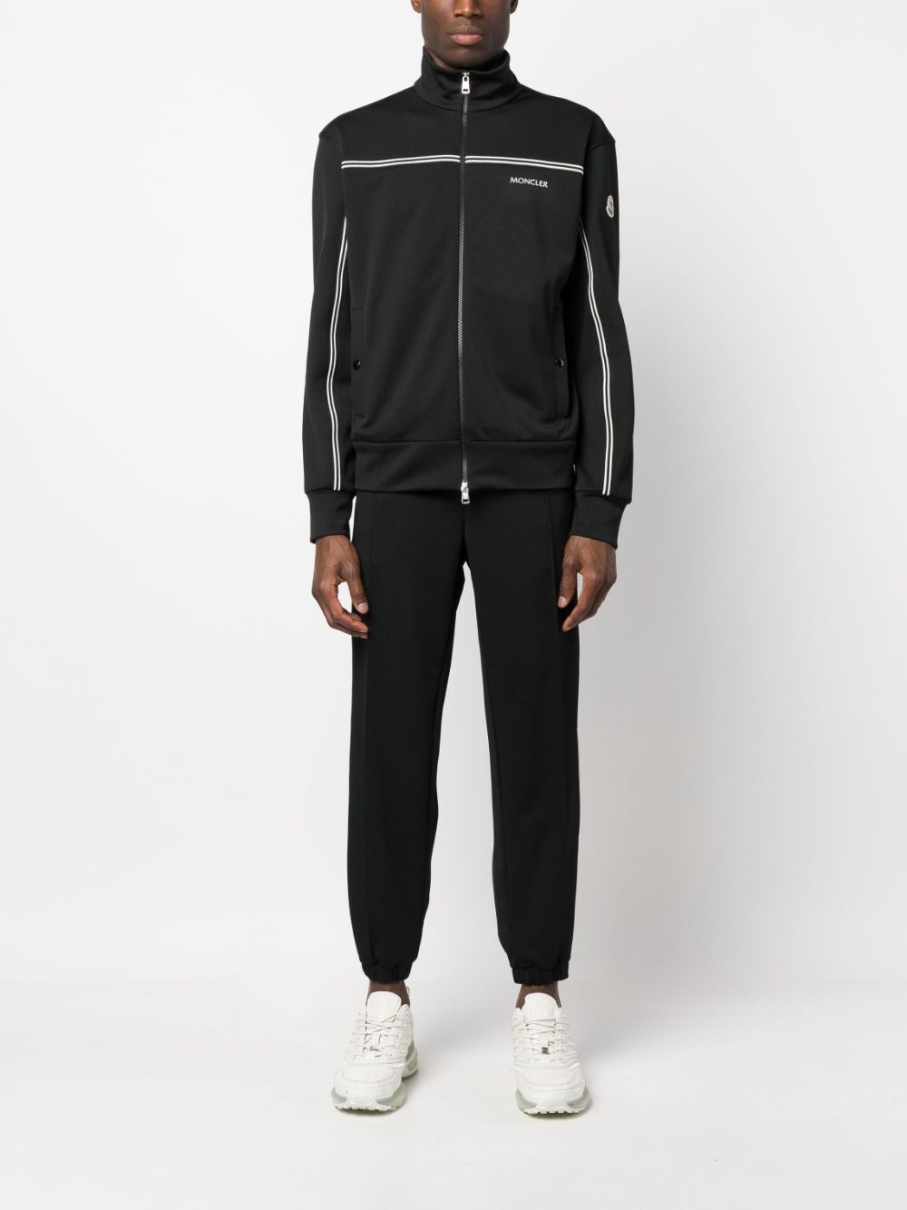 side-stripe track pants - 2