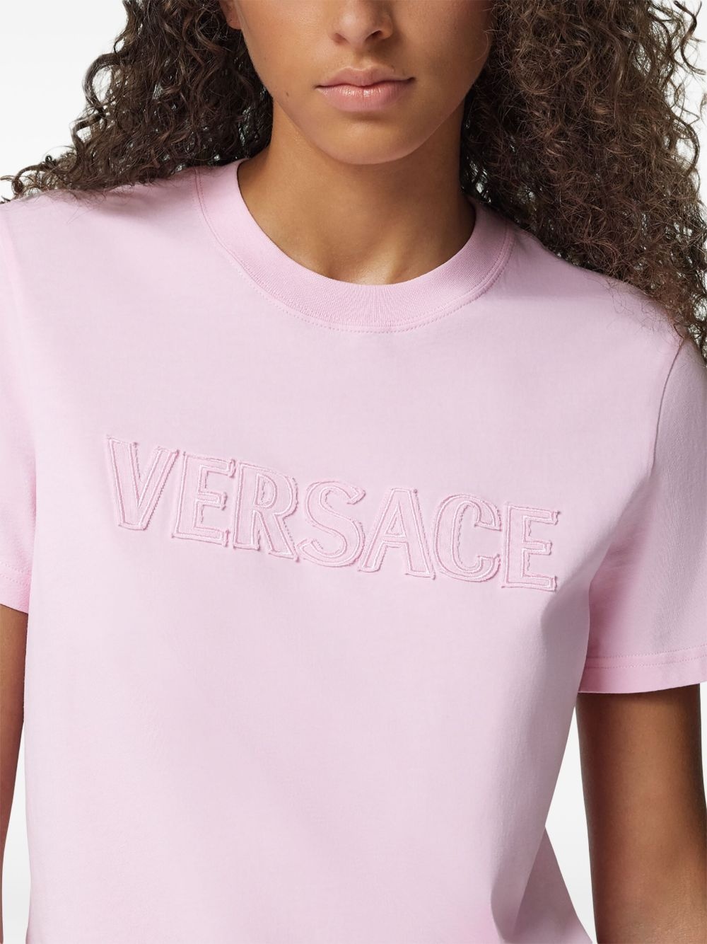 logo-appliqué T-shirt - 5