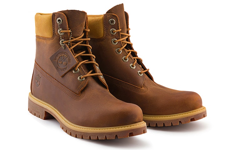 Timberland Premium 6 Inch Waterproof Boot 'Medium Brown Yellow' A628D - 5