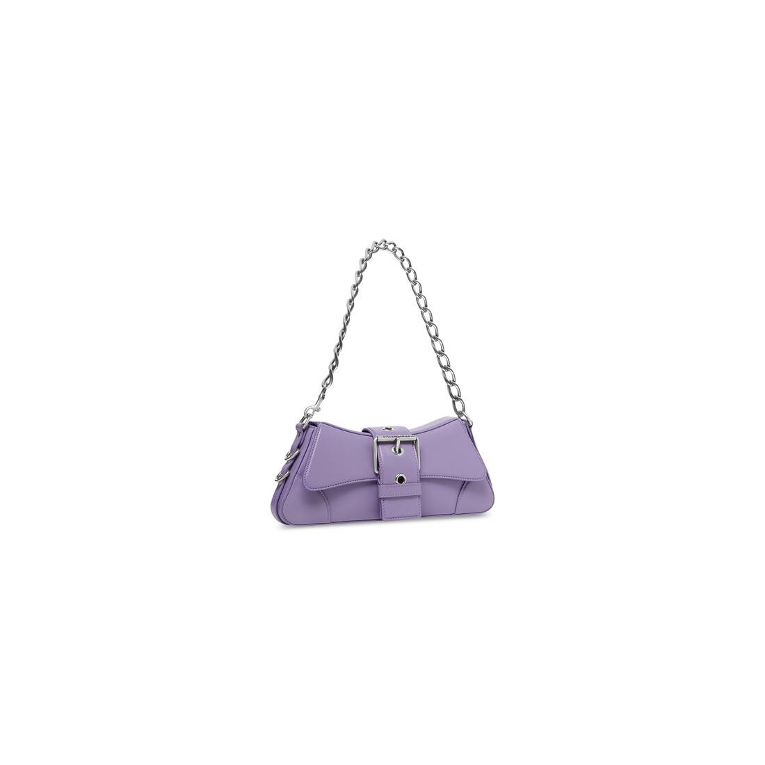 Women's Lindsay Small Shoulder Bag With Strap  in Lilac - 2