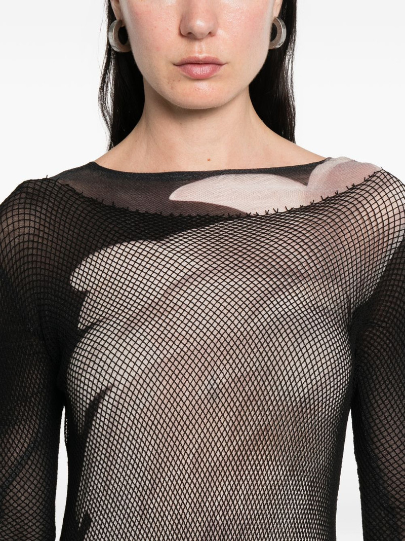 long-sleeved midi dress 5