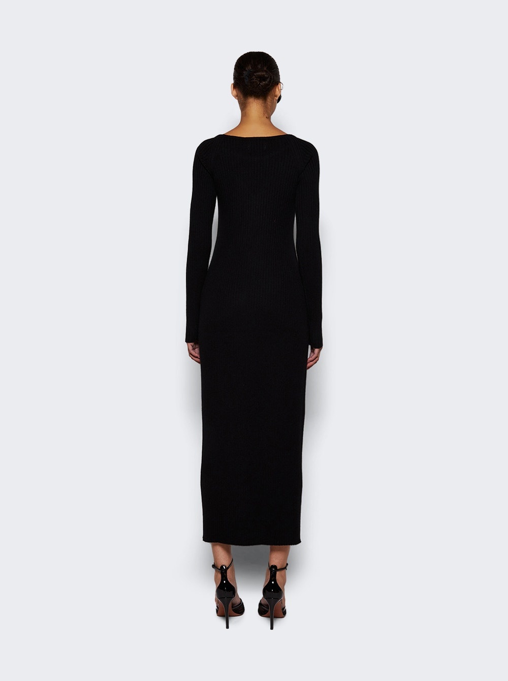 Anoush Knitted Dress Black - 5
