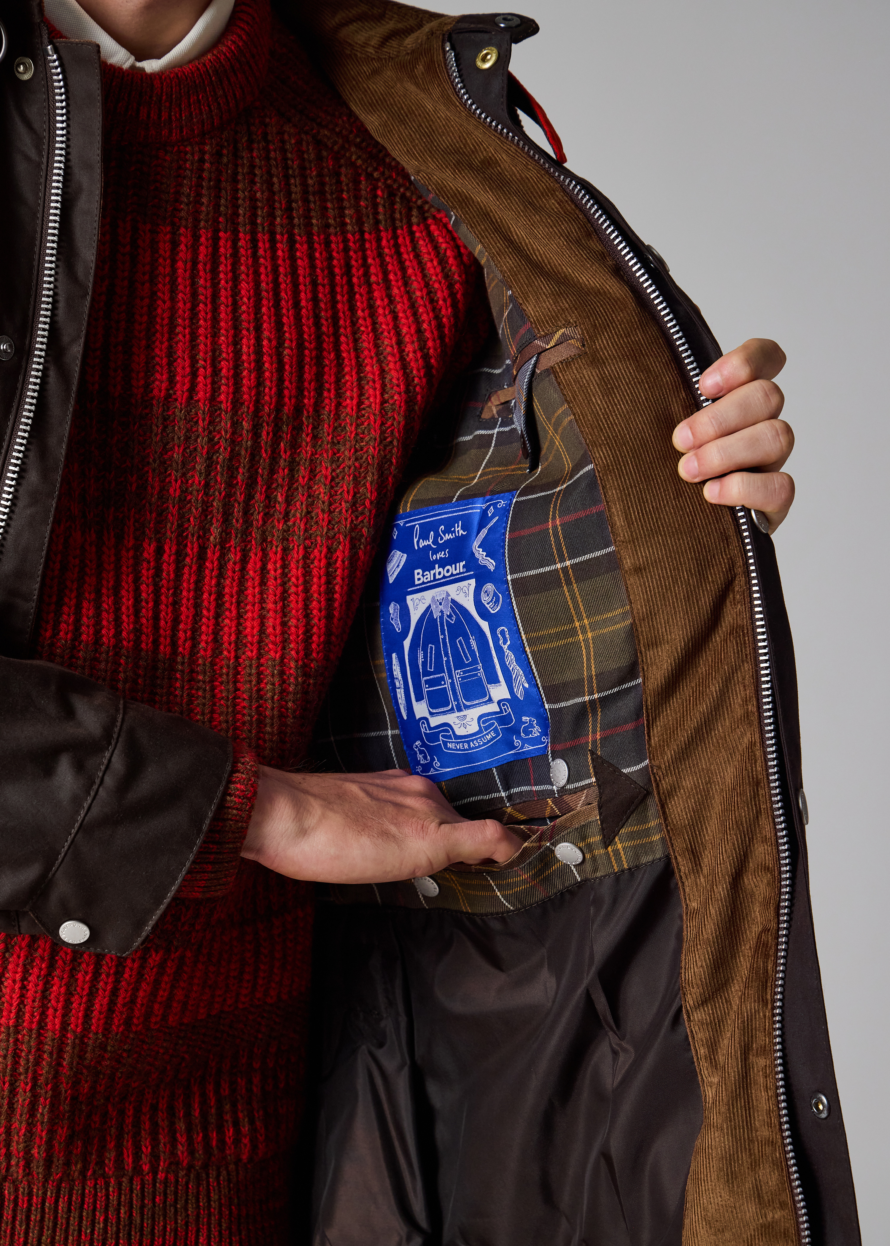 Paul Smith loves Barbour - Rustic Beeston Wax Jacket - 5