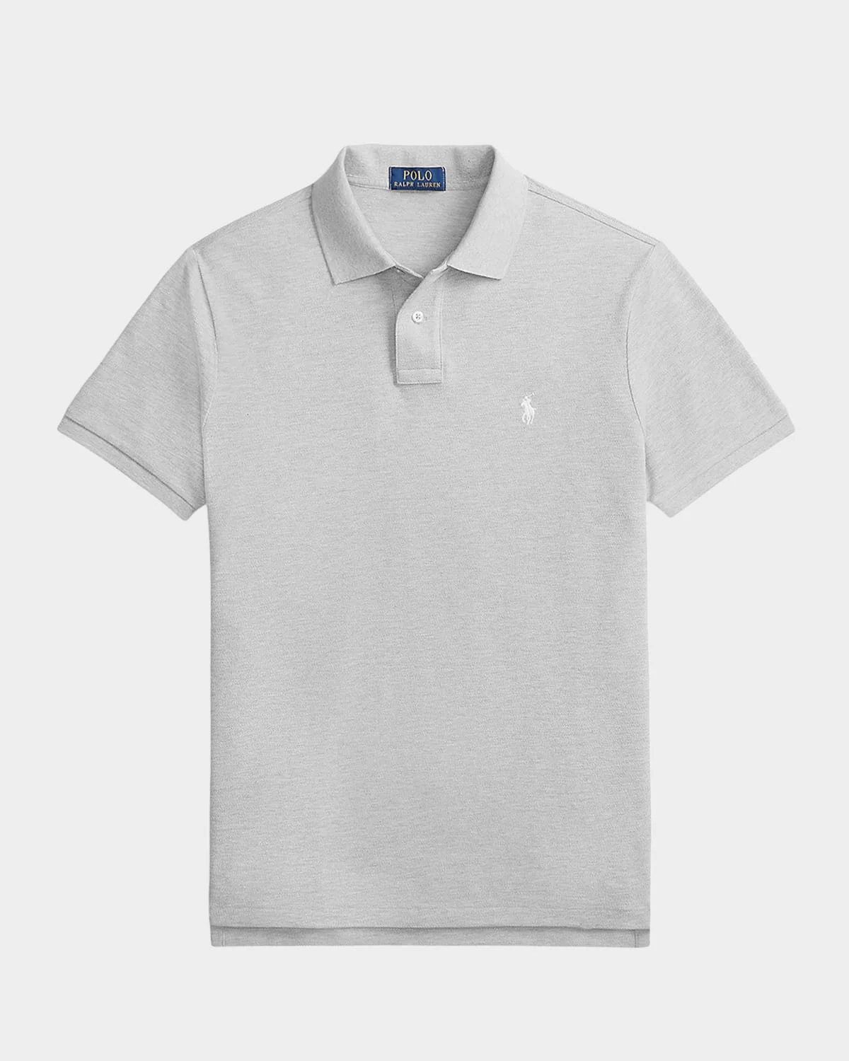 Men's Basic Mesh Cotton Polo Shirt - 1