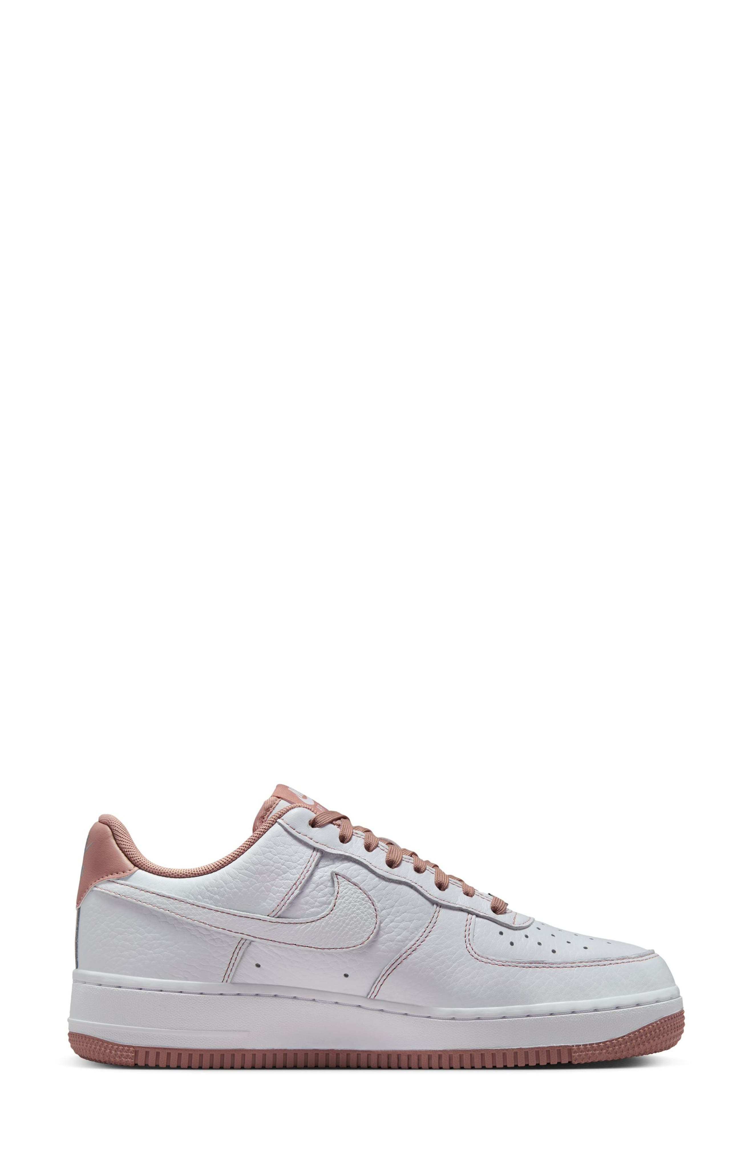 Nike Air Force 1 '07 Sneaker in White/Pink/Silver at Nordstrom - 6