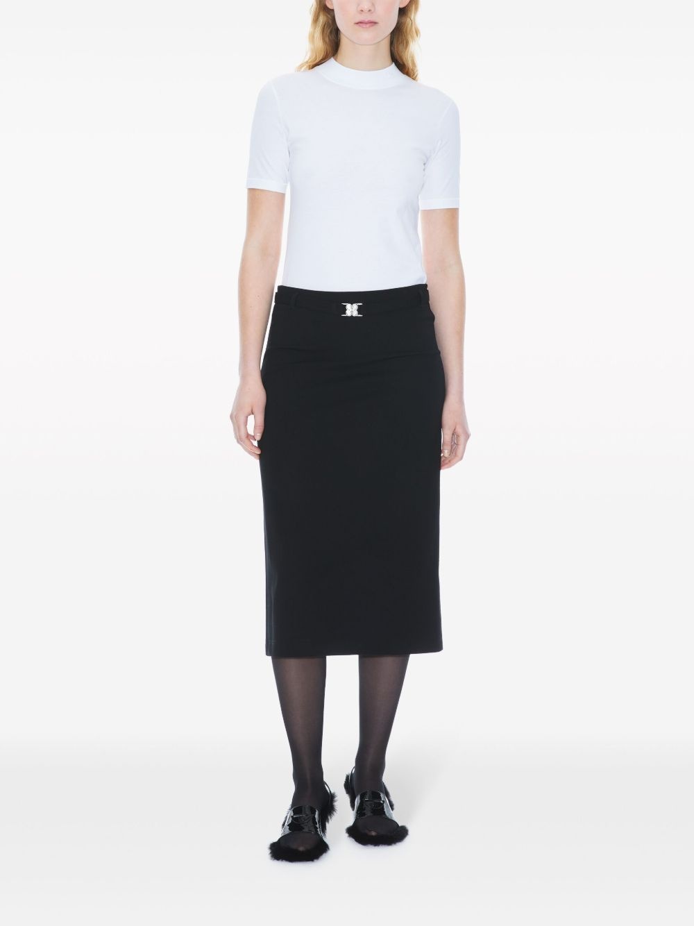 mock-neck T-shirt - 2