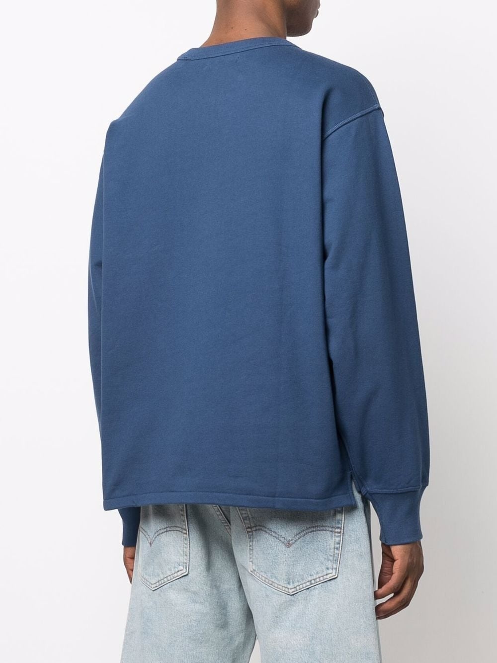 crew-neck cotton sweatshirt - 4