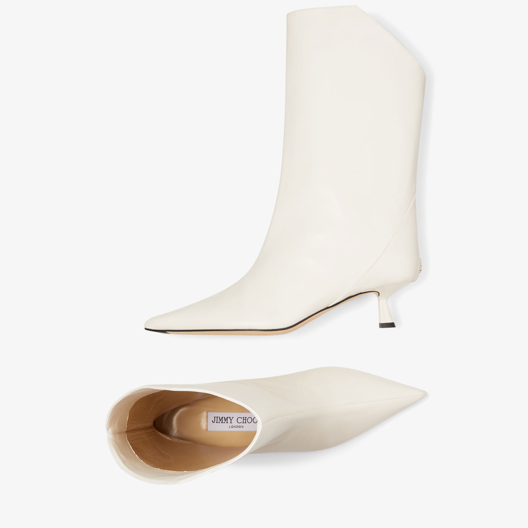 Vari Ab 45
Latte Luxe Nappa Leather Over-the-Knee Boots - 5