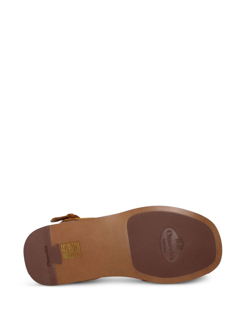 suede T-strap sandals 5