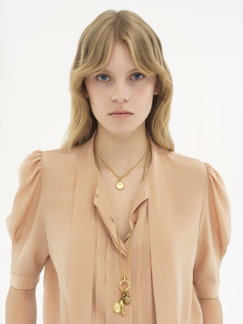 LAVALLIÈRE BLOUSE IN CRÊPE DE CHINE 6