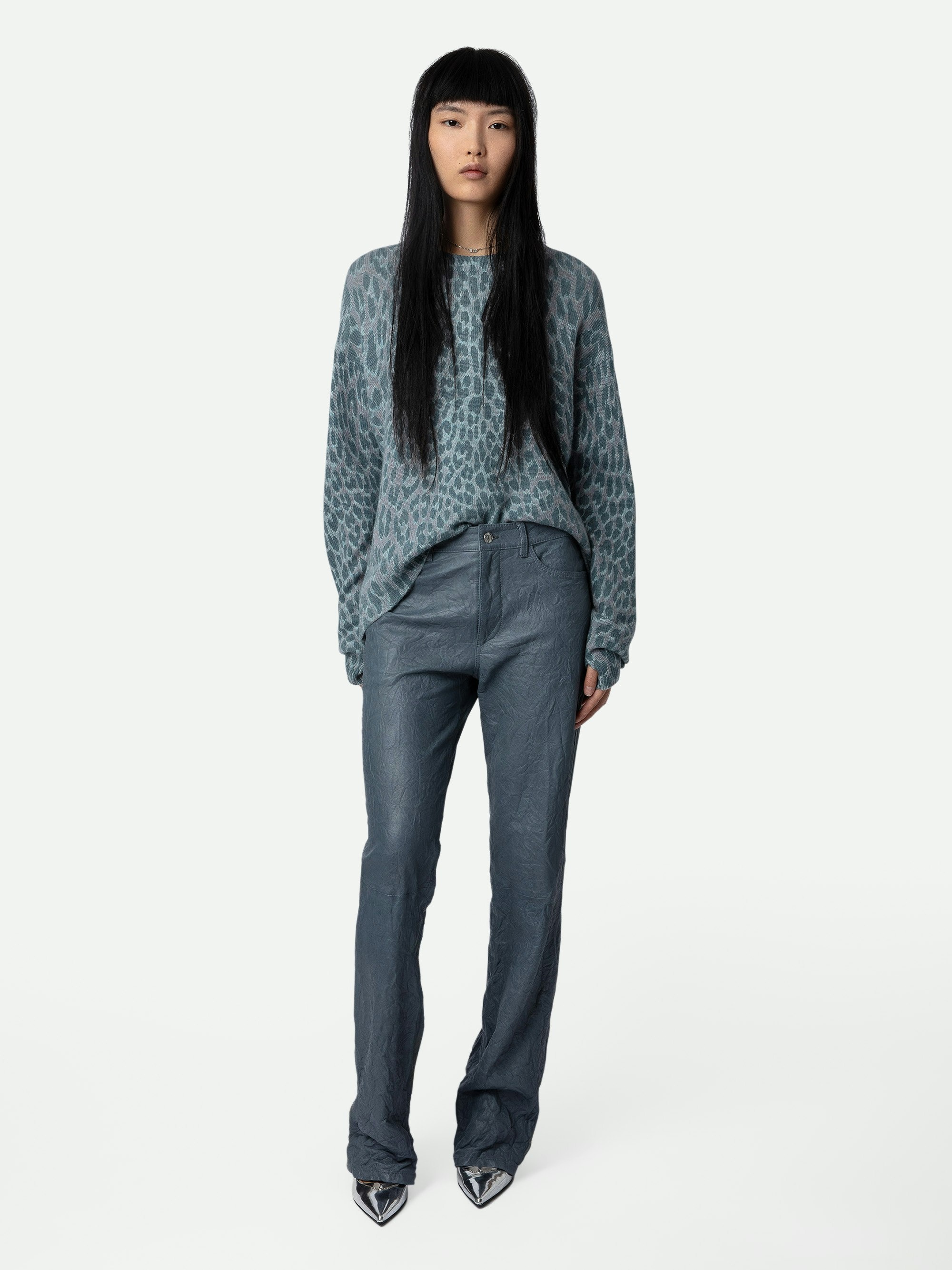 Markus Leopard Cashmere Sweater - 2