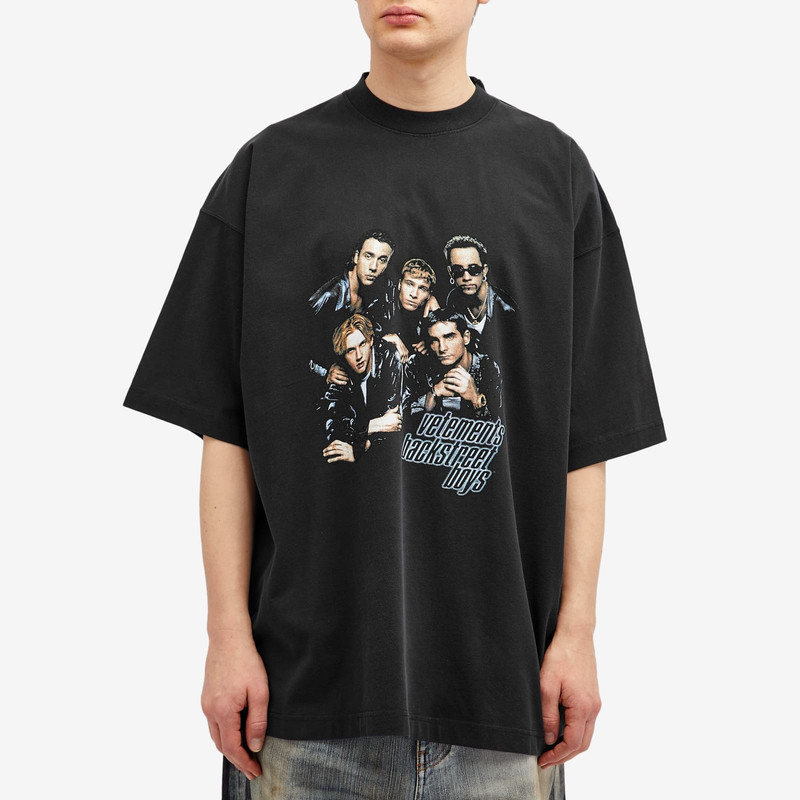 VETEMENTS VETEMENTS Backstreetboys Oversized T-Shirt outlook