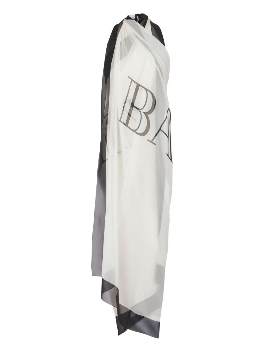 Balmain Couture-print cover-up - 1