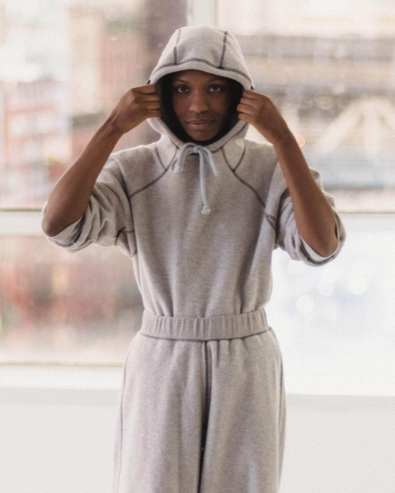 Fold Hoodie - Recycled Cotton Fleece - 6