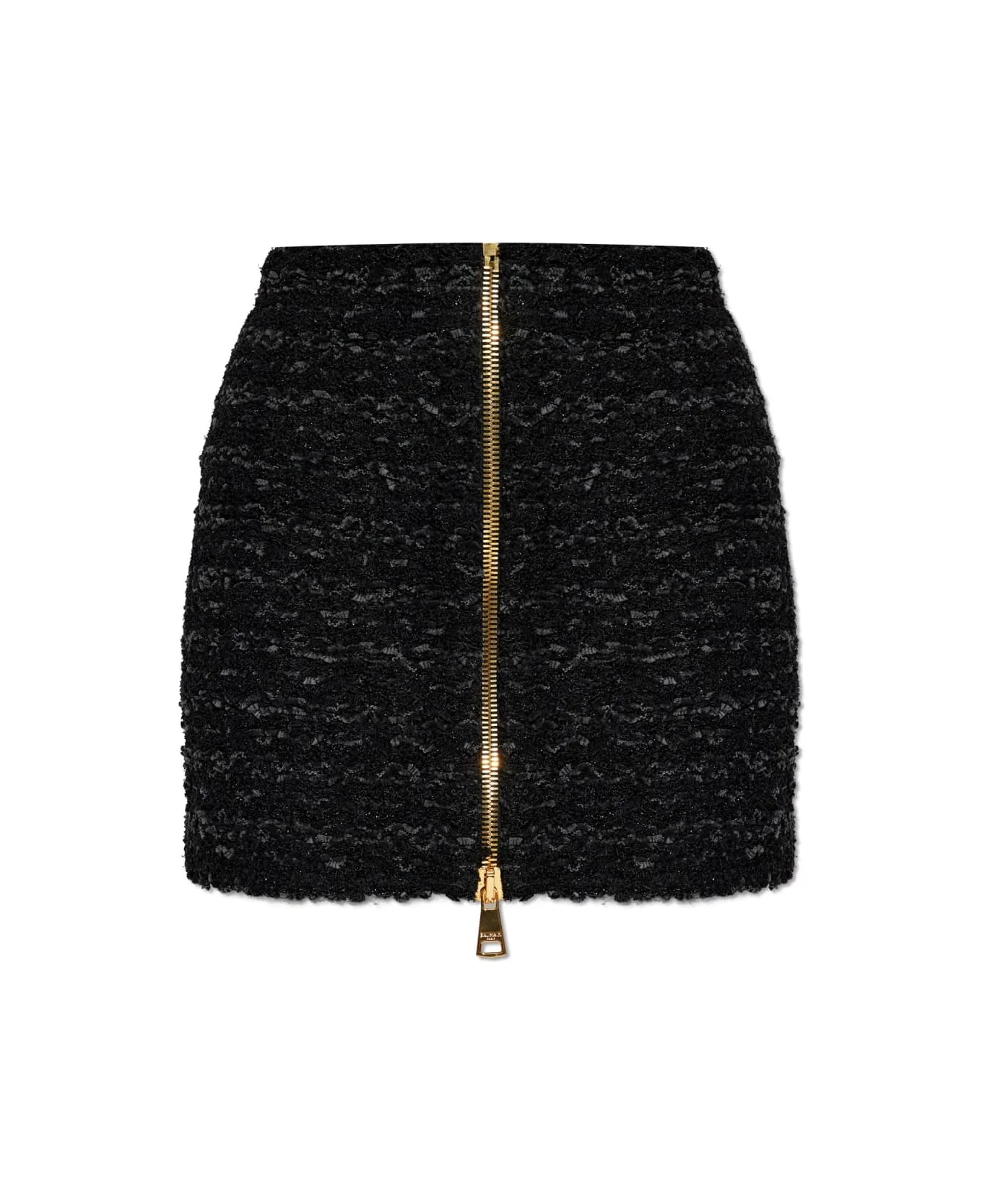 Balmain Short Tweed Skirt - 1